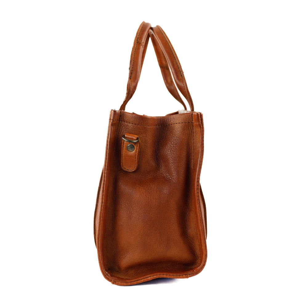 Mini tote bag 'Pepe' S cognac