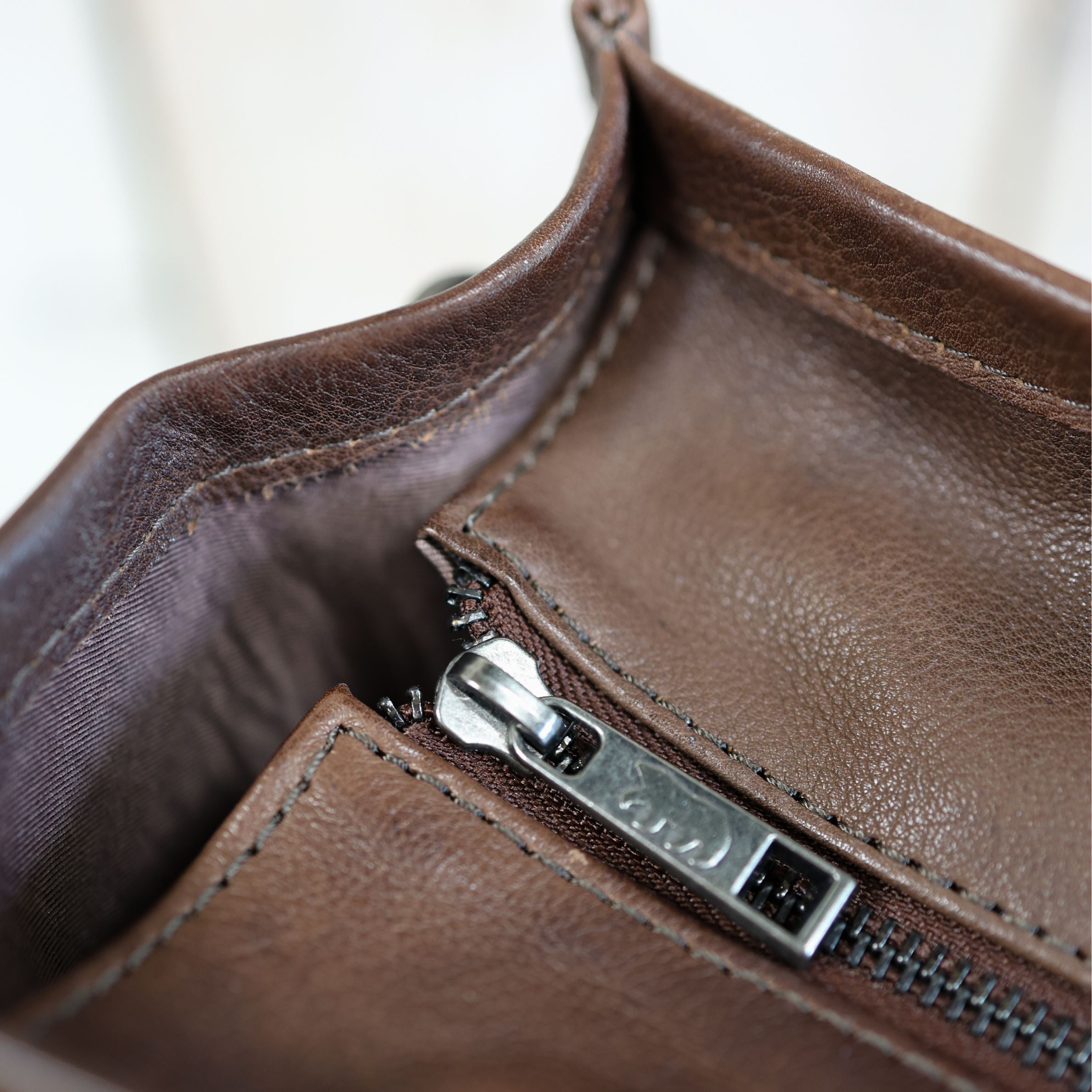Mini tote bag 'Pepe' S dark brown