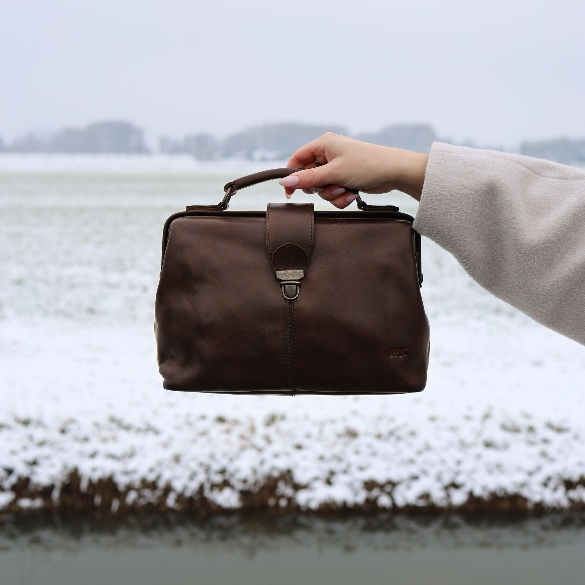 Doctor's bag 'Julia' L dark brown