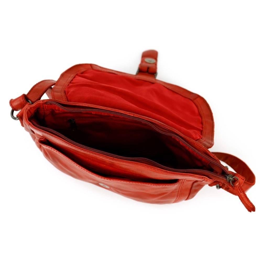 Schoudertasje 'Mattea' rood
