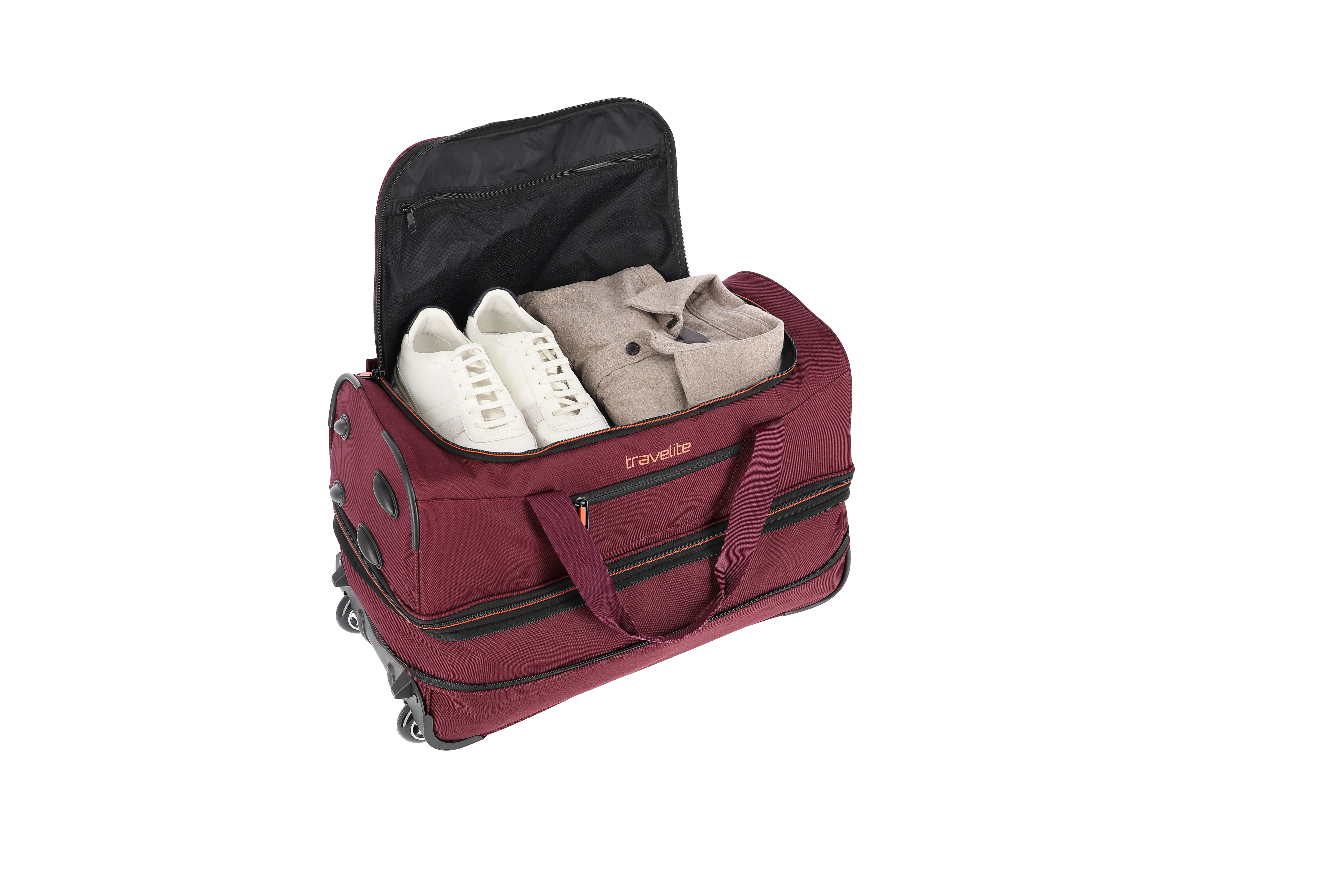 Basics Wheeled Duffle S Exp. bordeaux