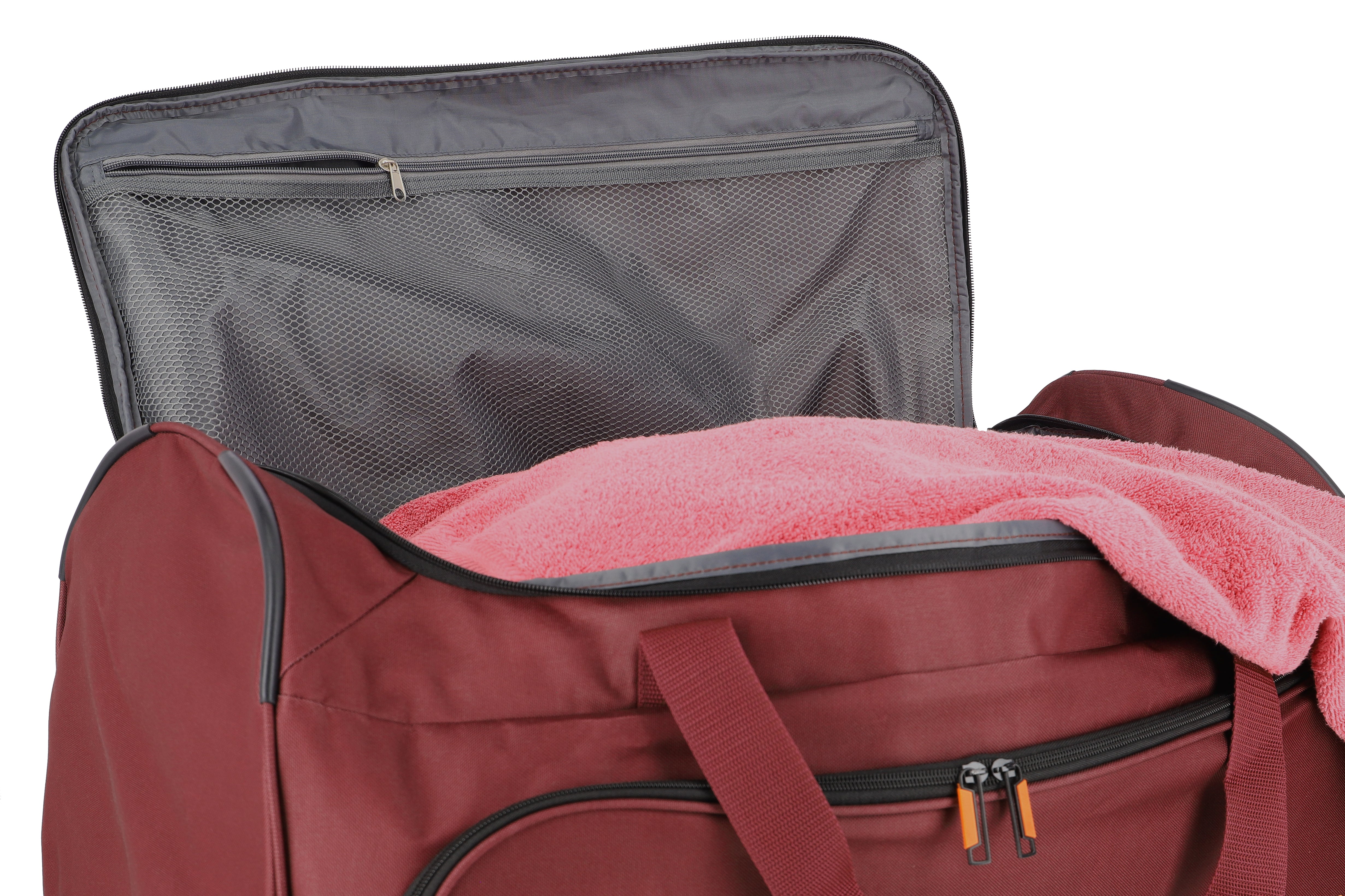 Basics Fresh Trolley Travel Bag dark red