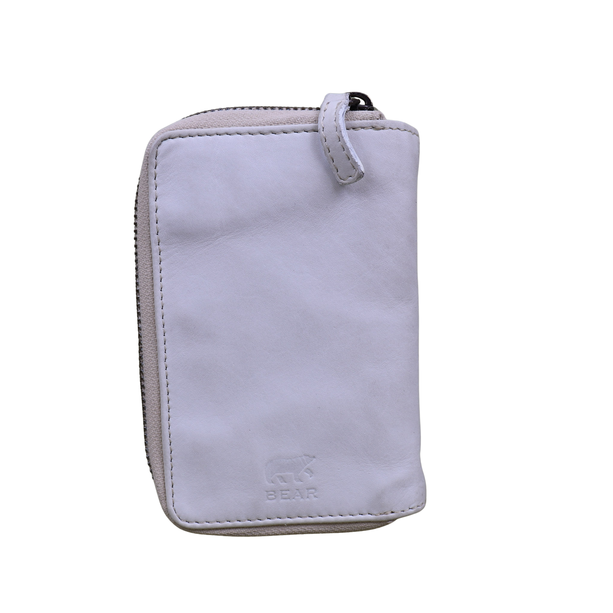 Zipper wallet 'Loet' dirty white