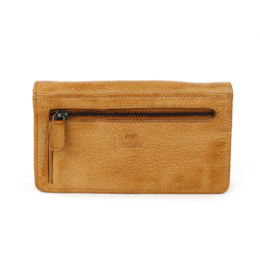 RFID Overslag portemonnee 'Brigitte' taupe