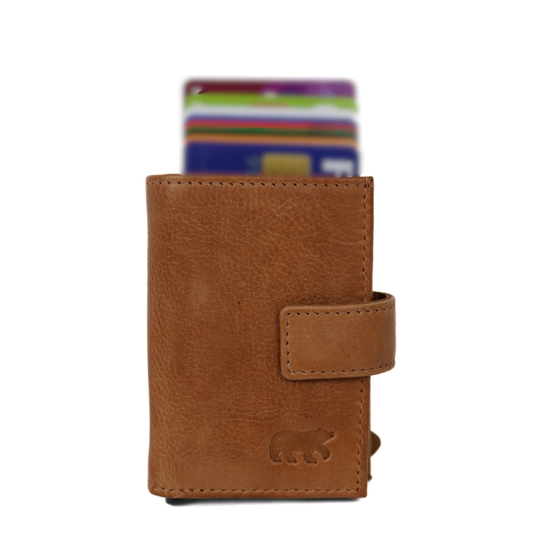 XL Card holder 'Mo' taupe