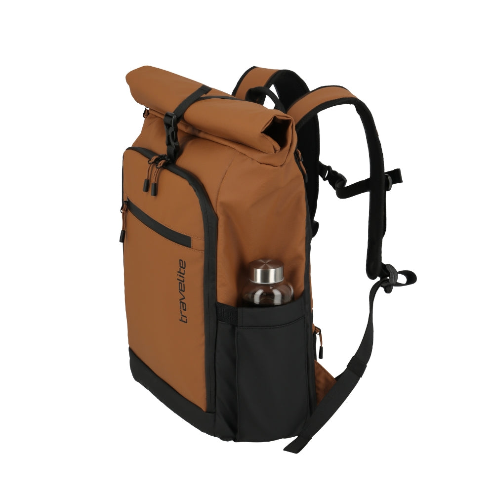 Briize - Water-Repellent Roll-up Backpack M 15.6” Curry