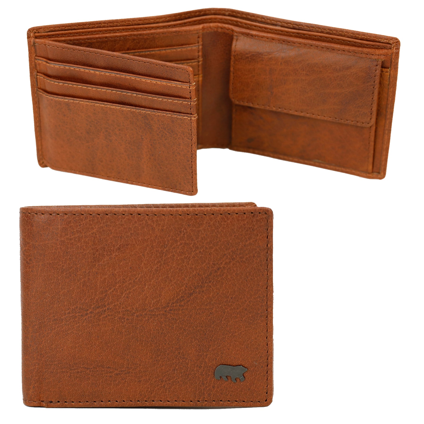 Billfold 'Lucas' Andorra cognac