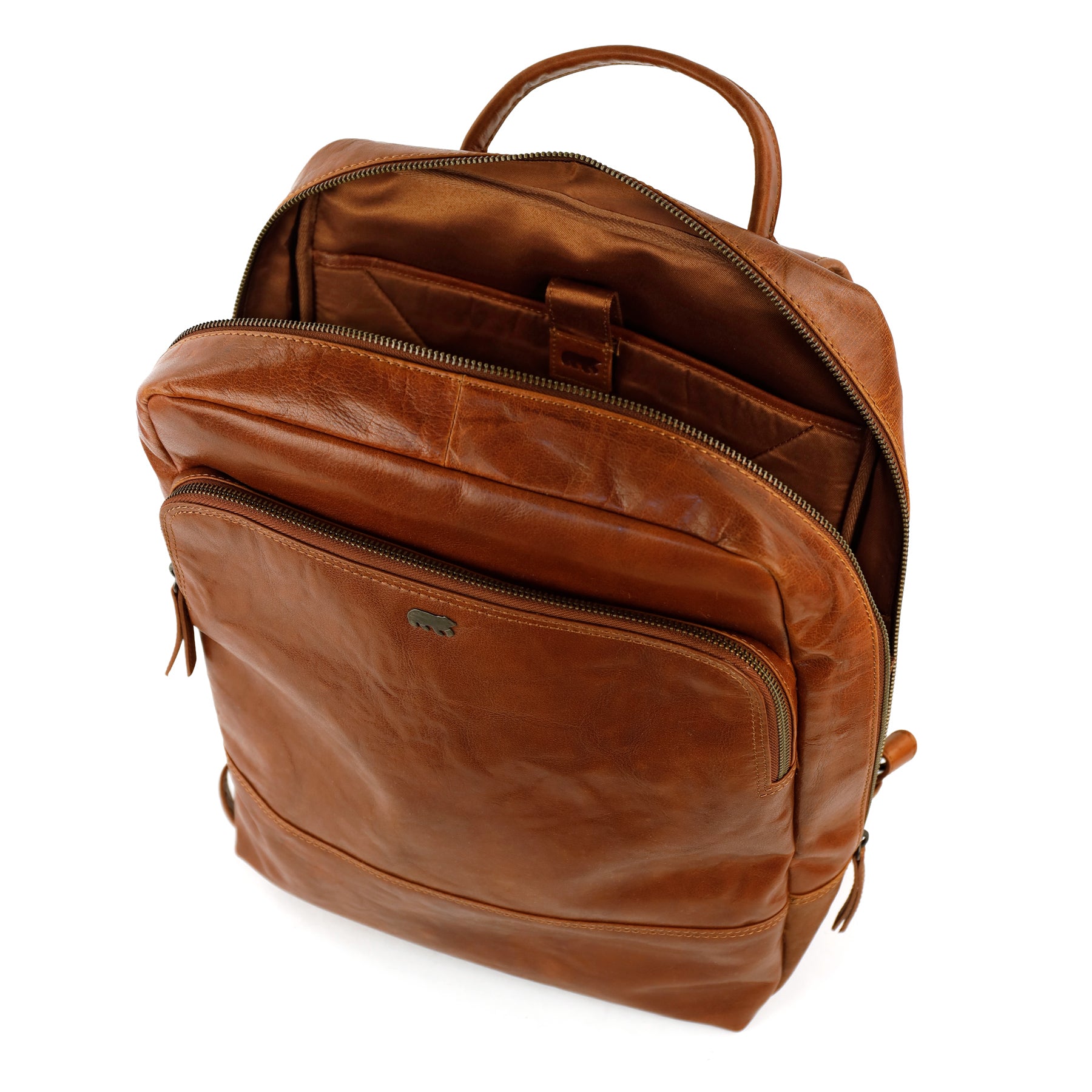 Laptop backpack 15.6" 'Mason' Andorra cognac