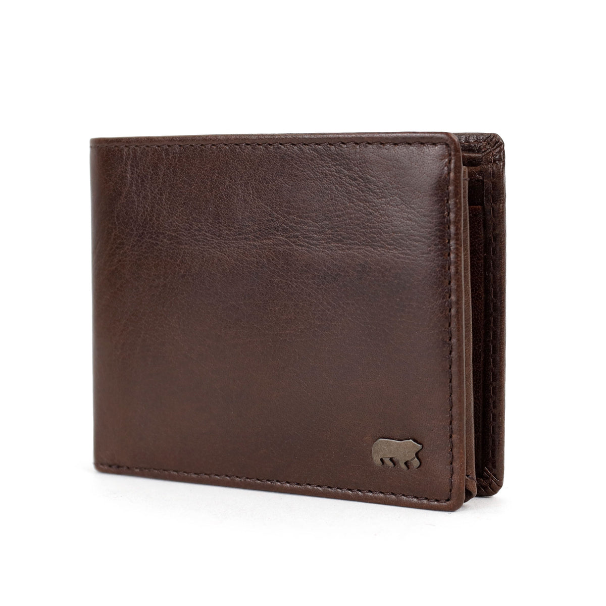 Heren portemonnee/billfold 'Niels' Andorra donkerbruin