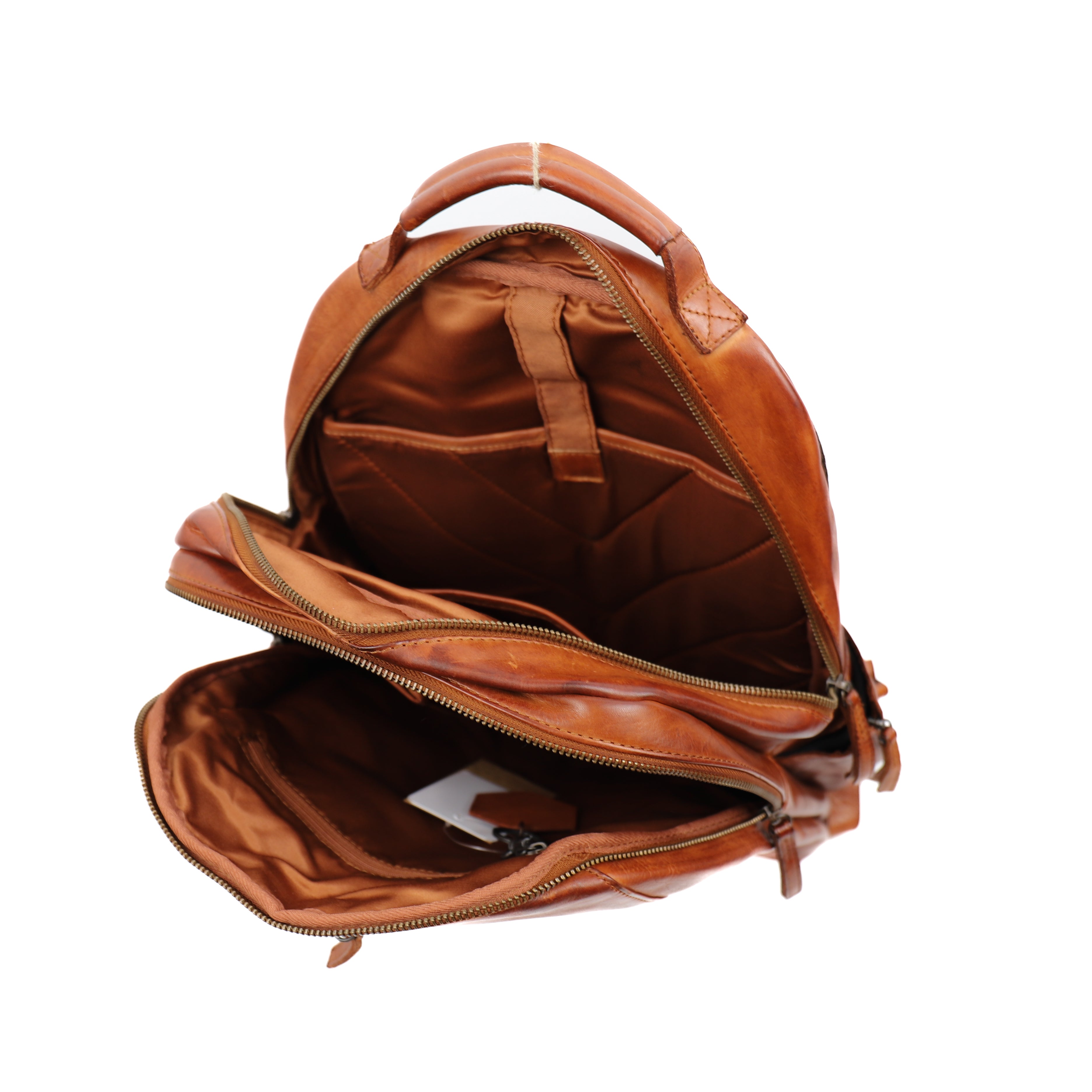 Laptop rugzak 'Mace' cognac
