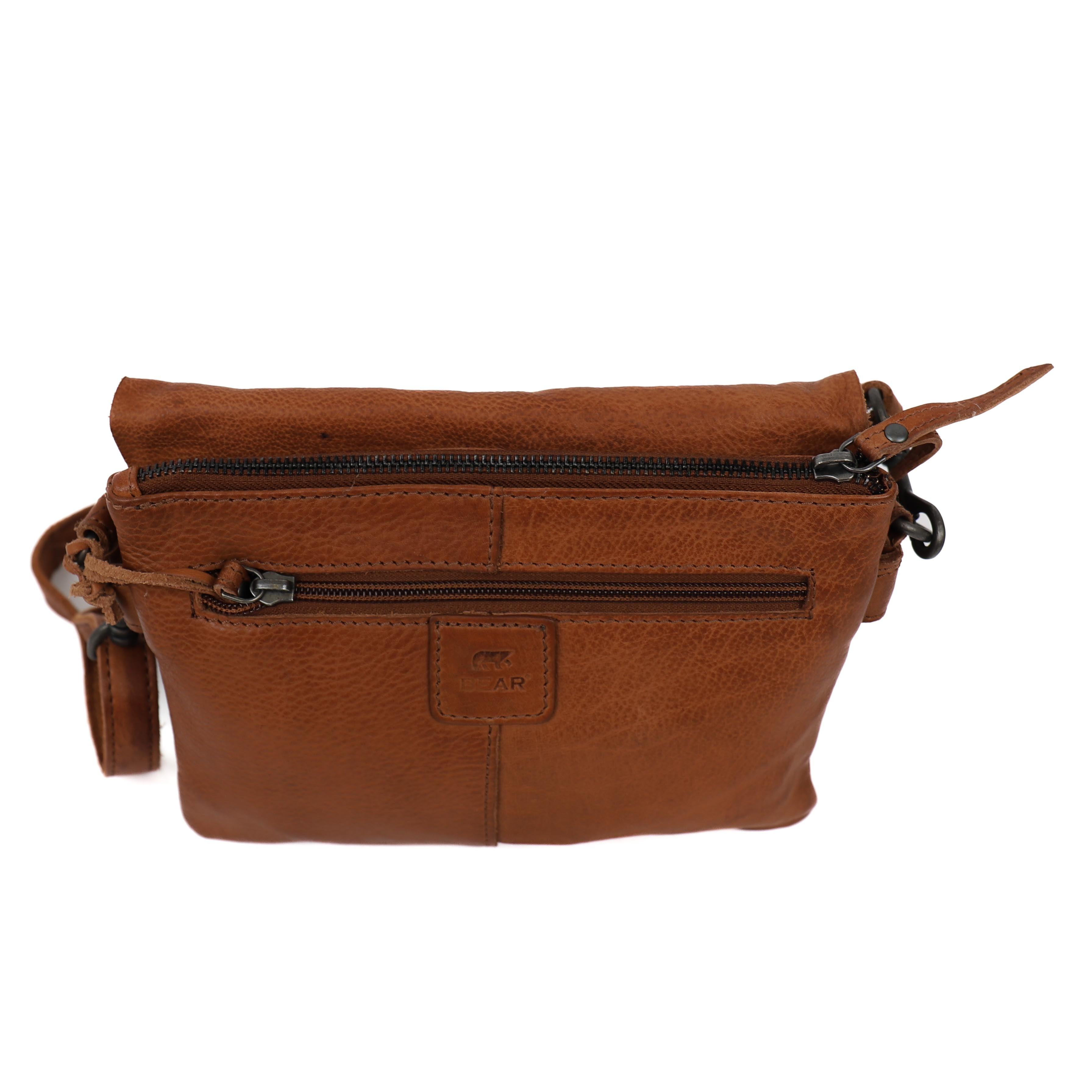 Schoudertasje 'Billy' cognac
