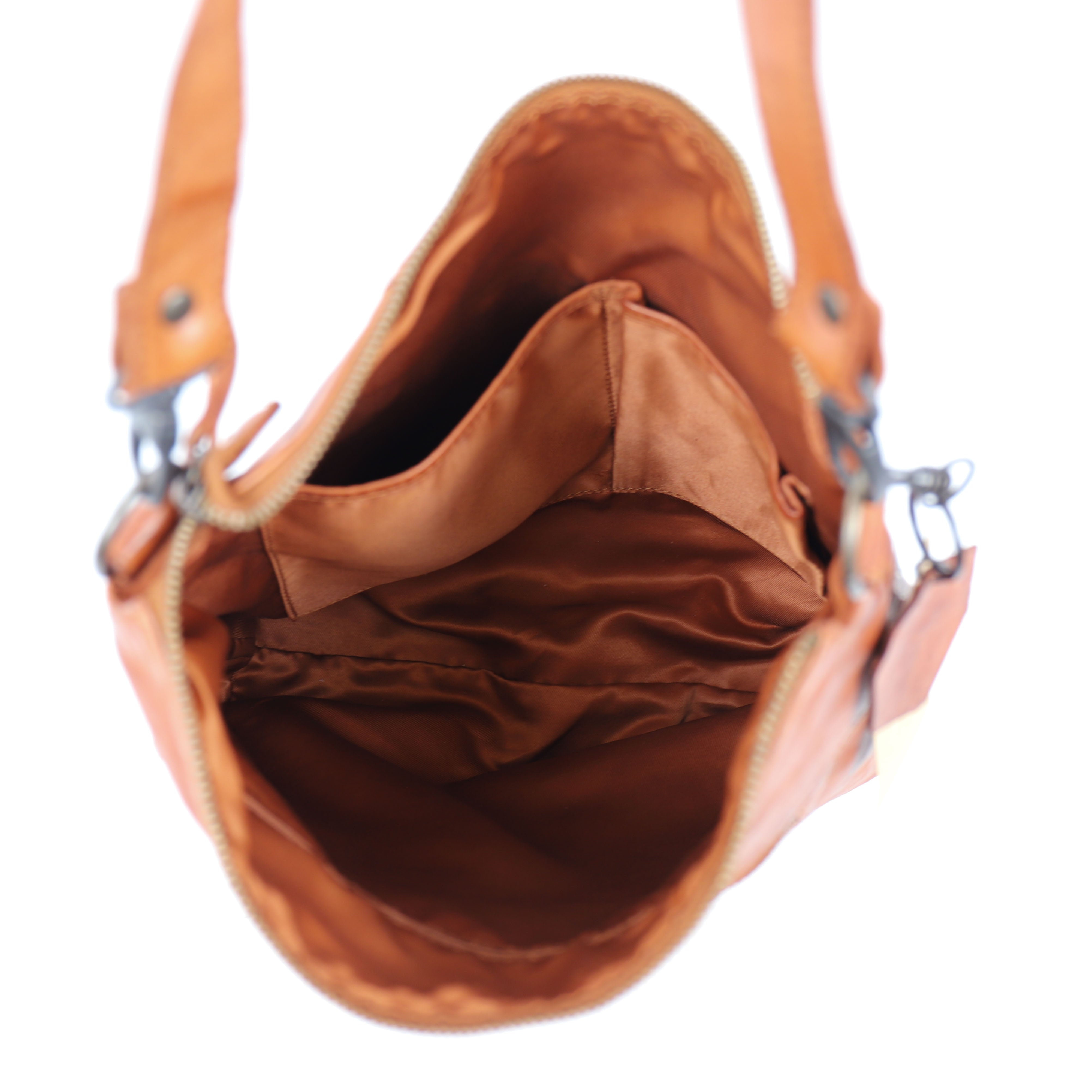 Hand-/schoudertas 'Ava' cognac