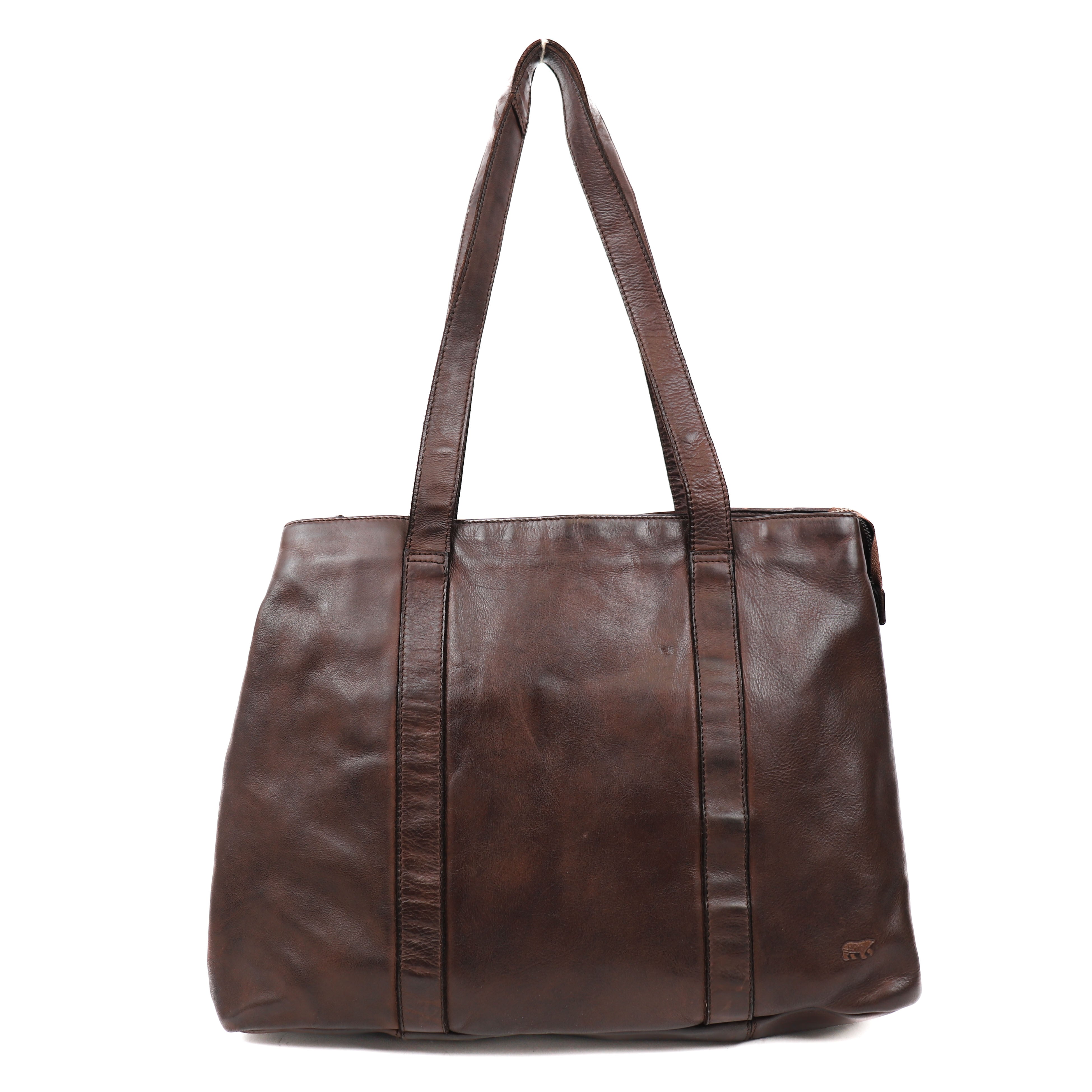 Hand/shoulder bag 'Bente' dark brown