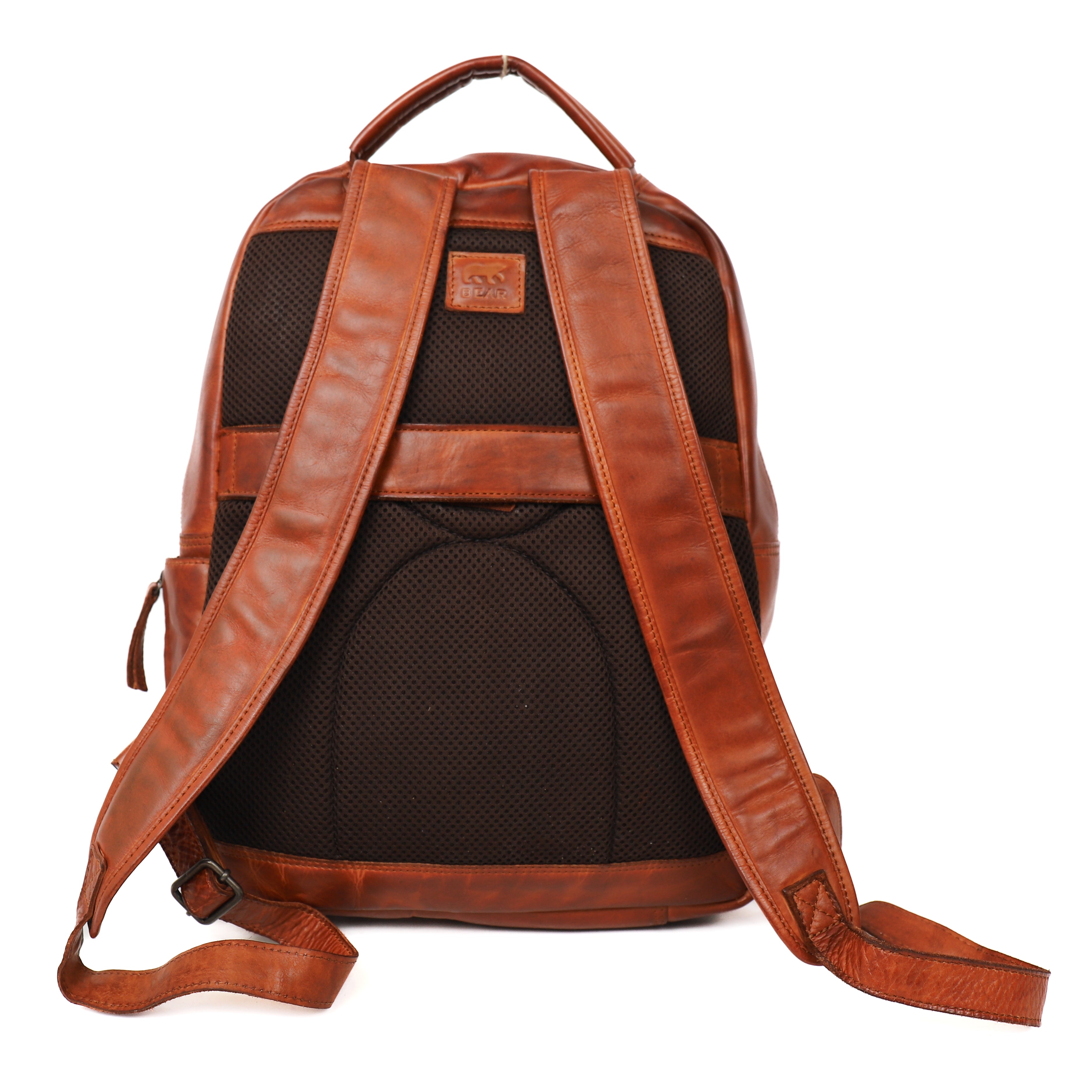 Laptop rugzak 'Mace' cognac
