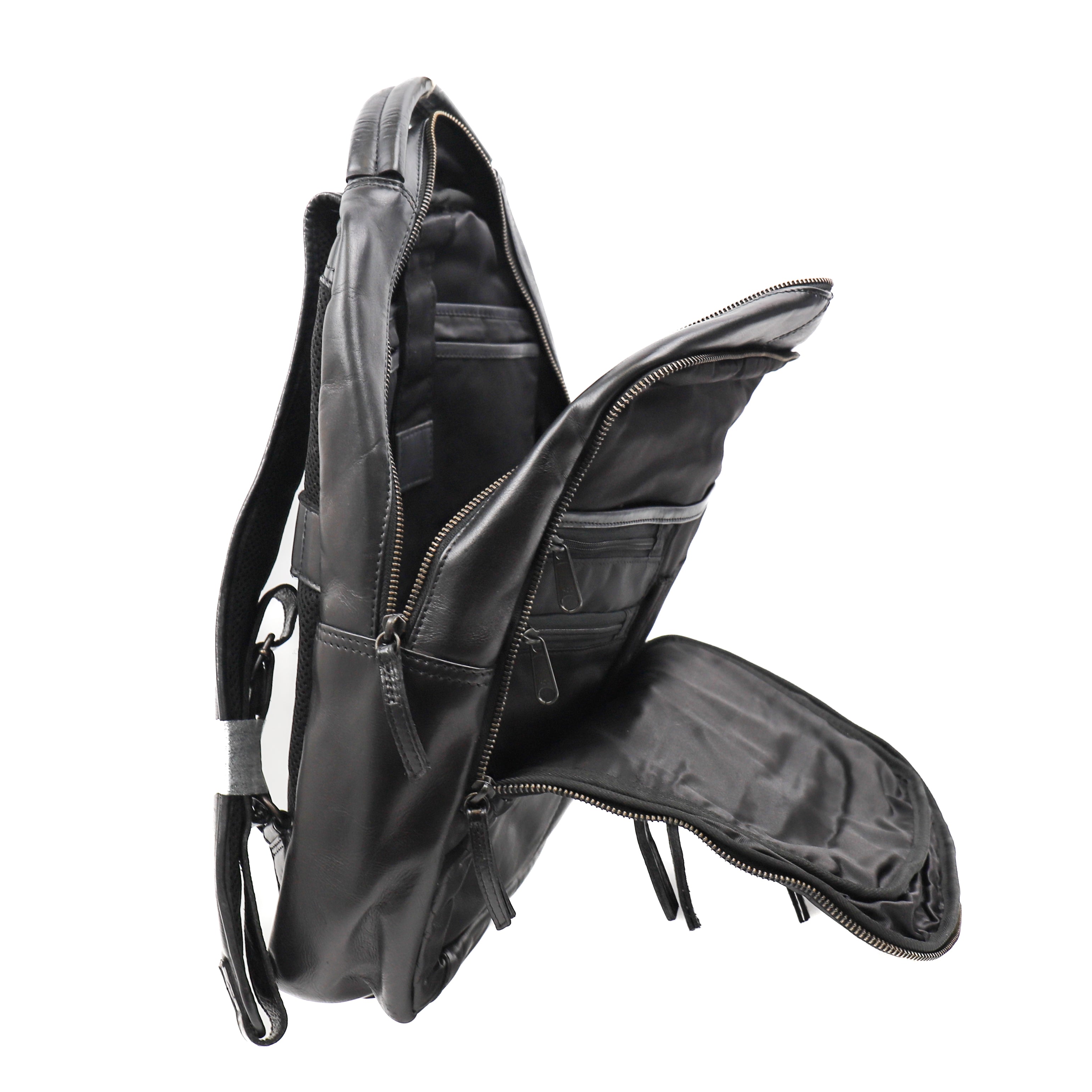 Laptop backpack 'Mace' black