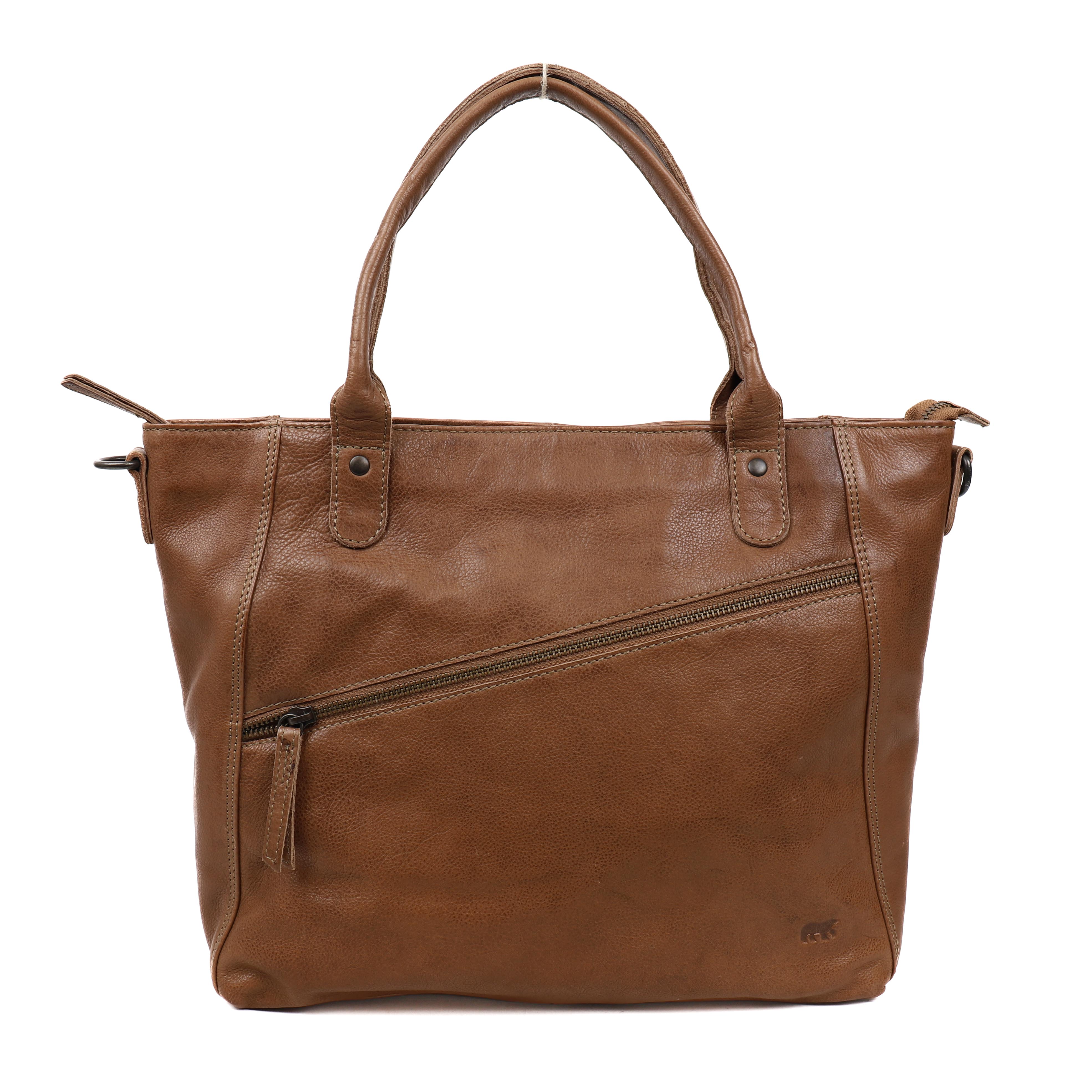 Hand/shoulder bag 'Freya' Brown