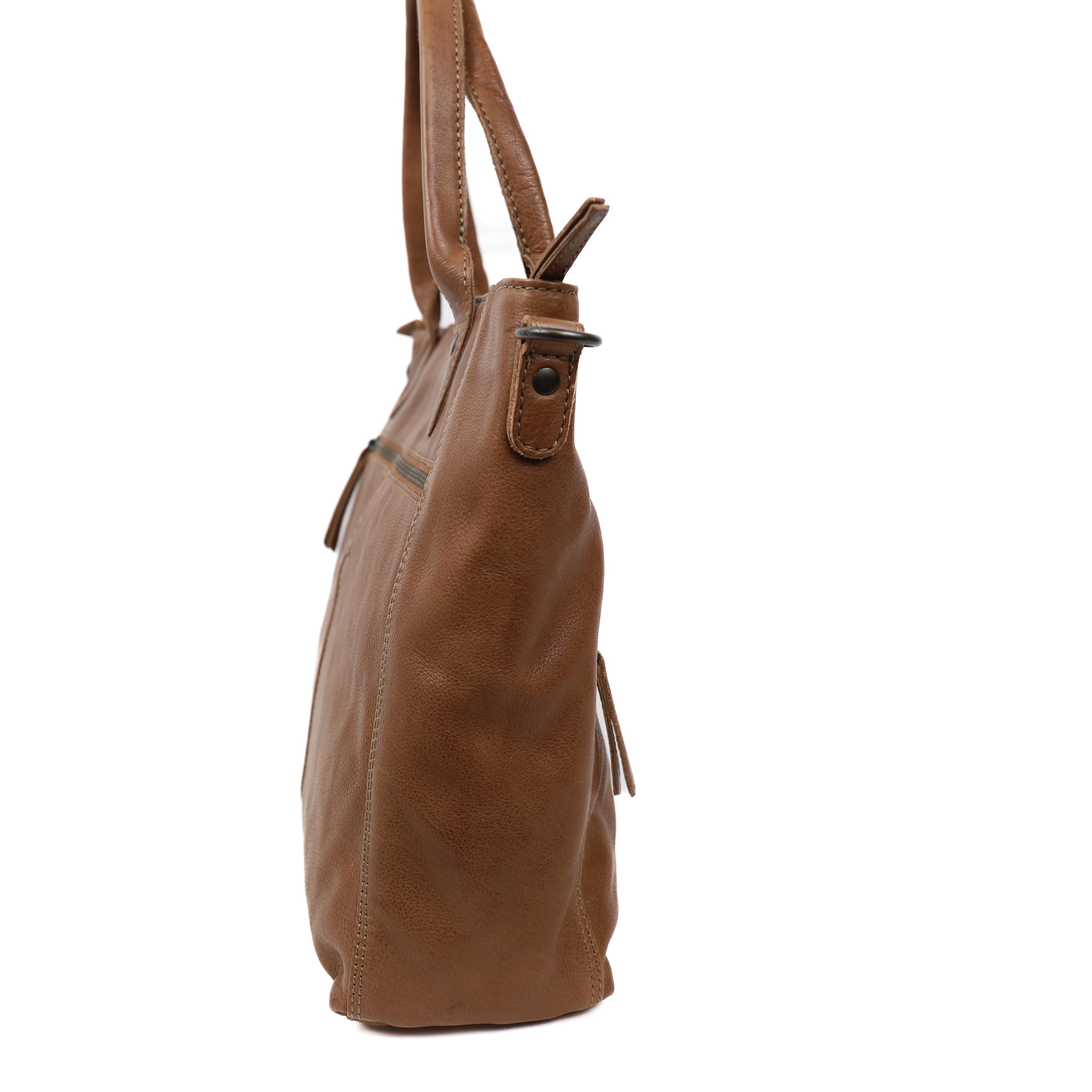 Hand/shoulder bag 'Freya' Brown