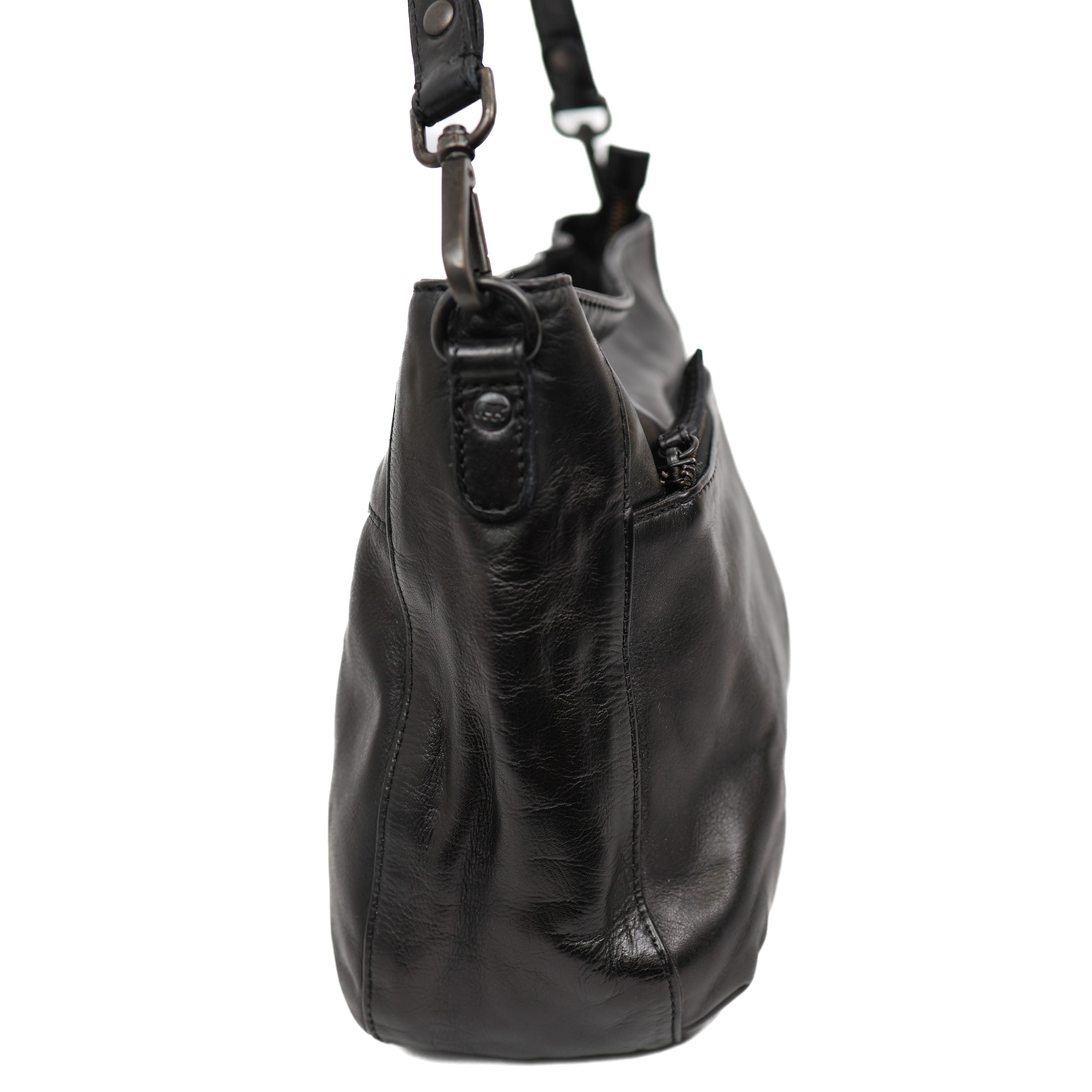 Hand/shoulderbag 'Jade' black