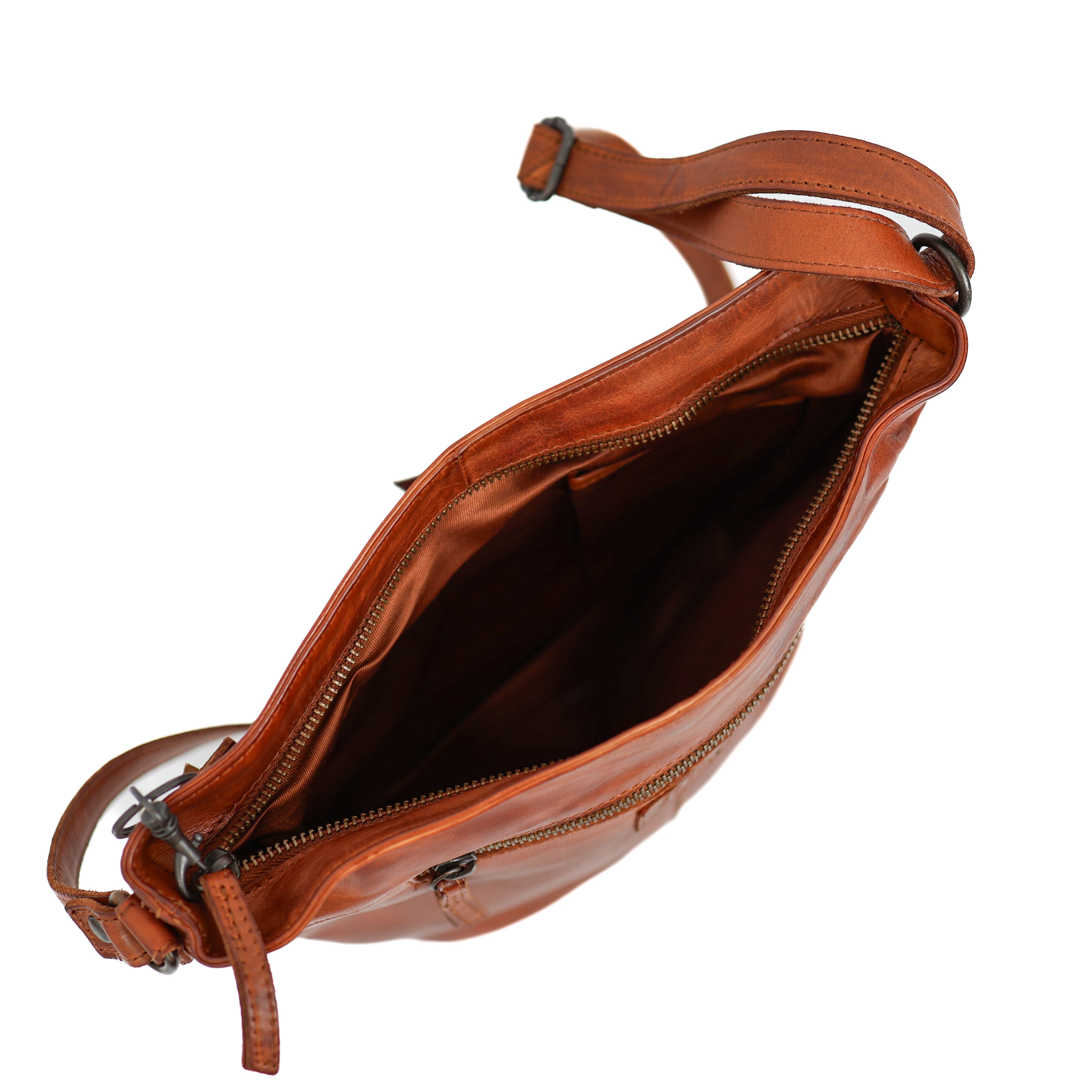 Schoudertas 'Suze' cognac