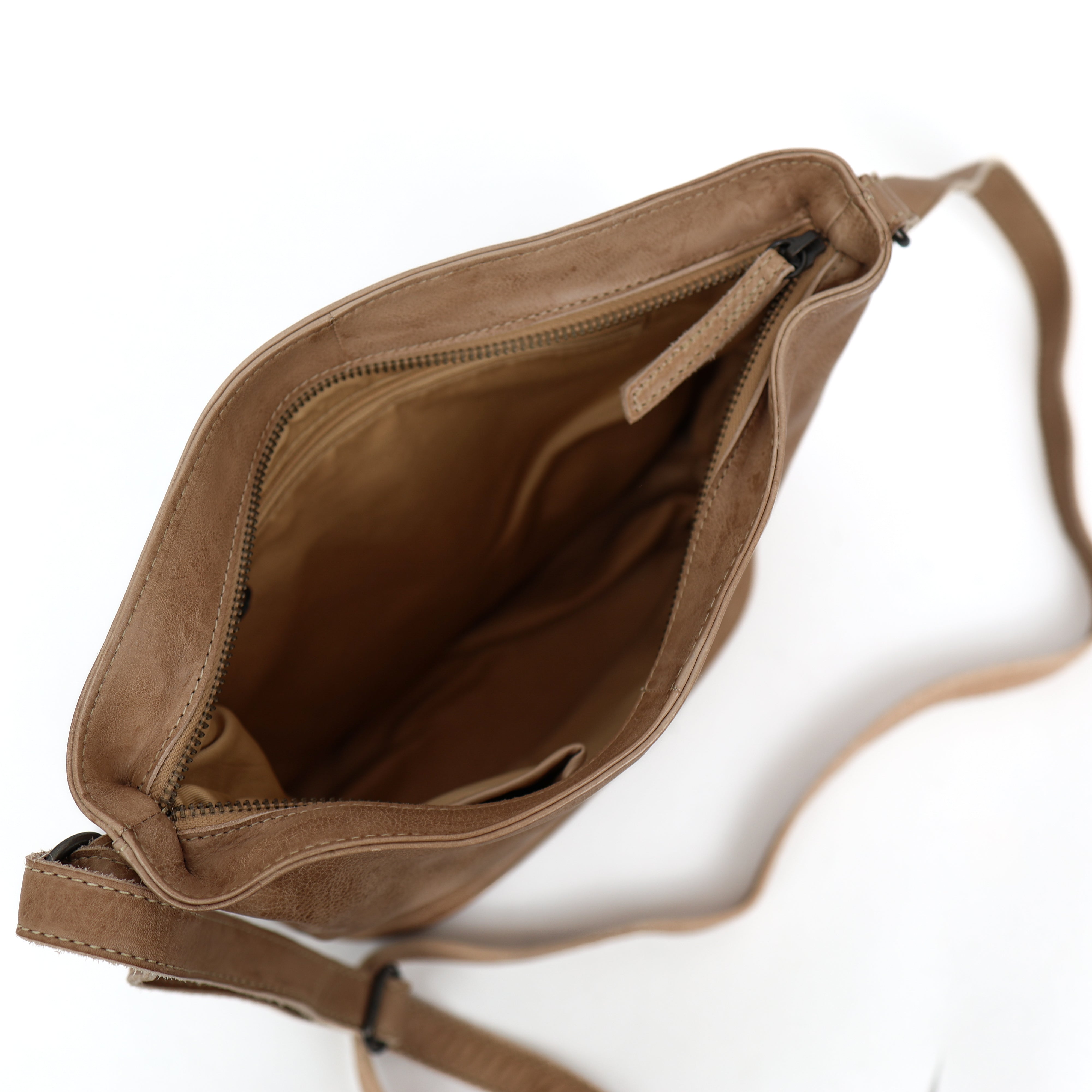 Schoudertas 'Suze' beige