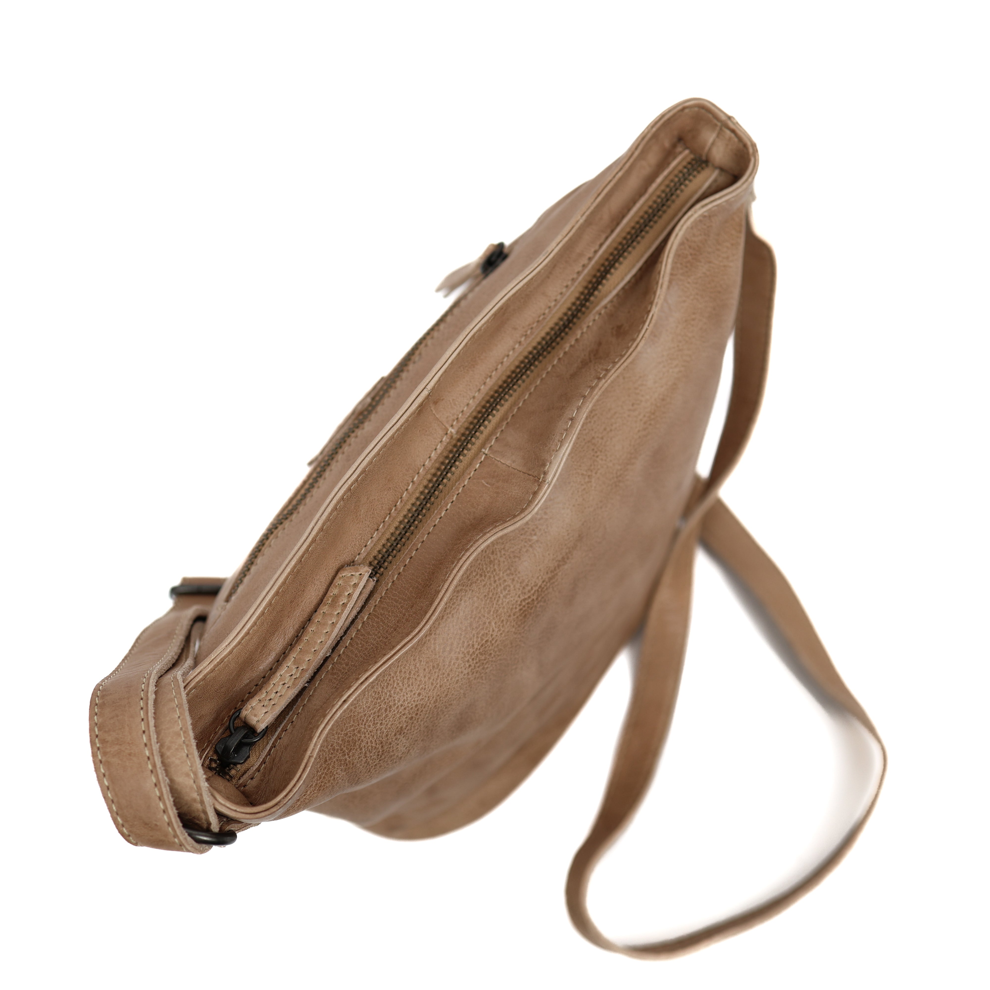 Schoudertas 'Suze' beige
