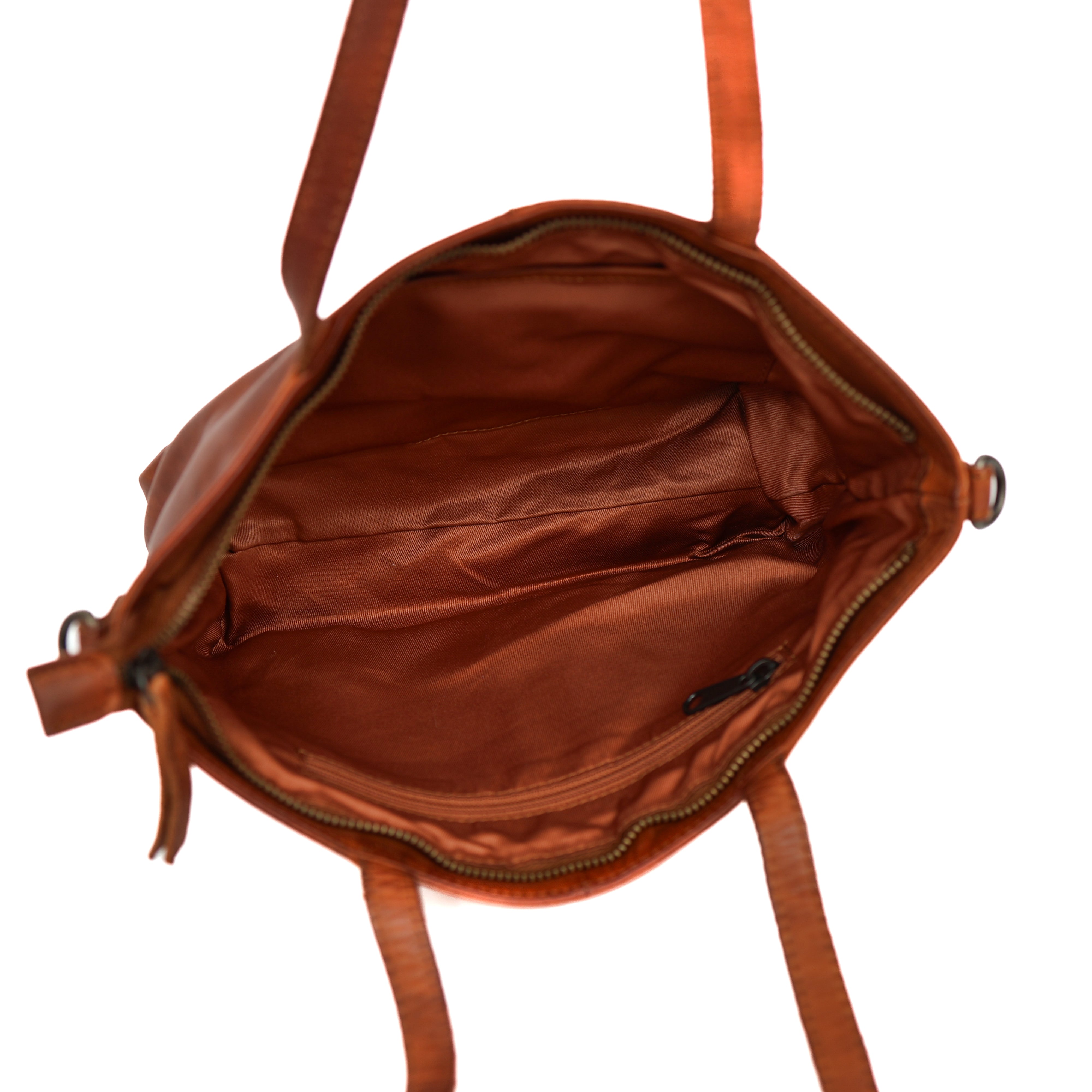 Klein hand-/schoudertasje 'Lola' cognac