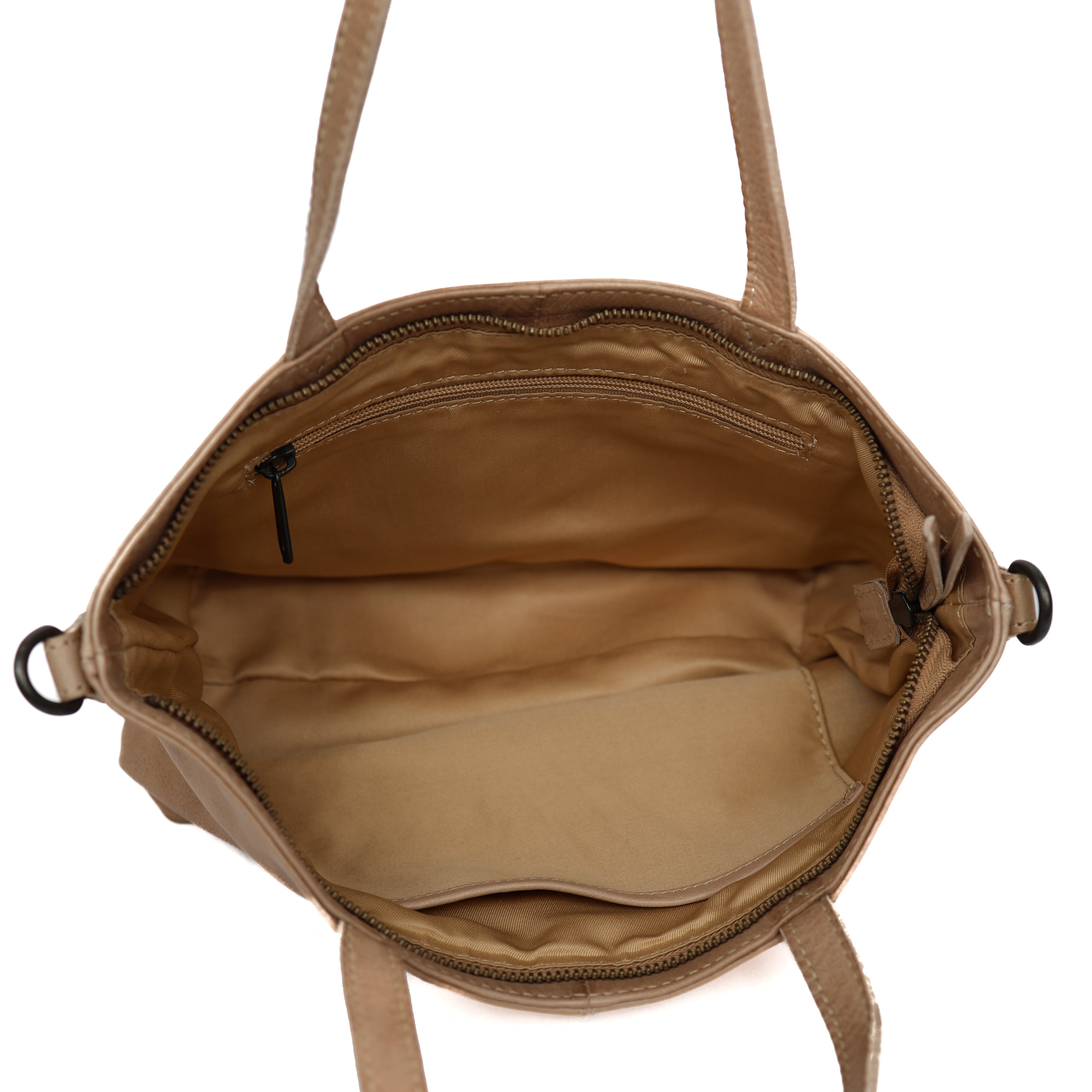 Small handbag/shoulderbag 'Lola' beige