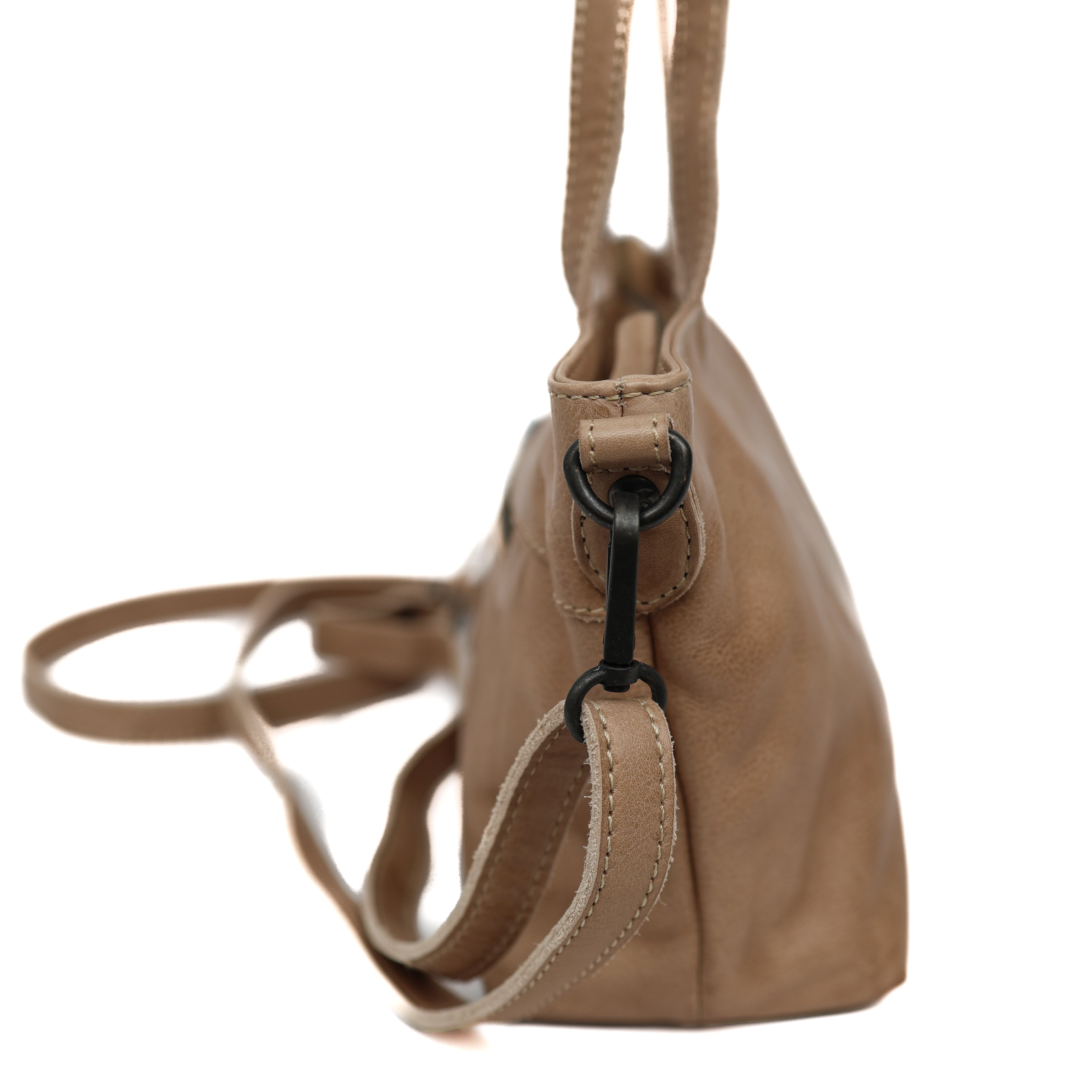 Small handbag/shoulderbag 'Lola' beige