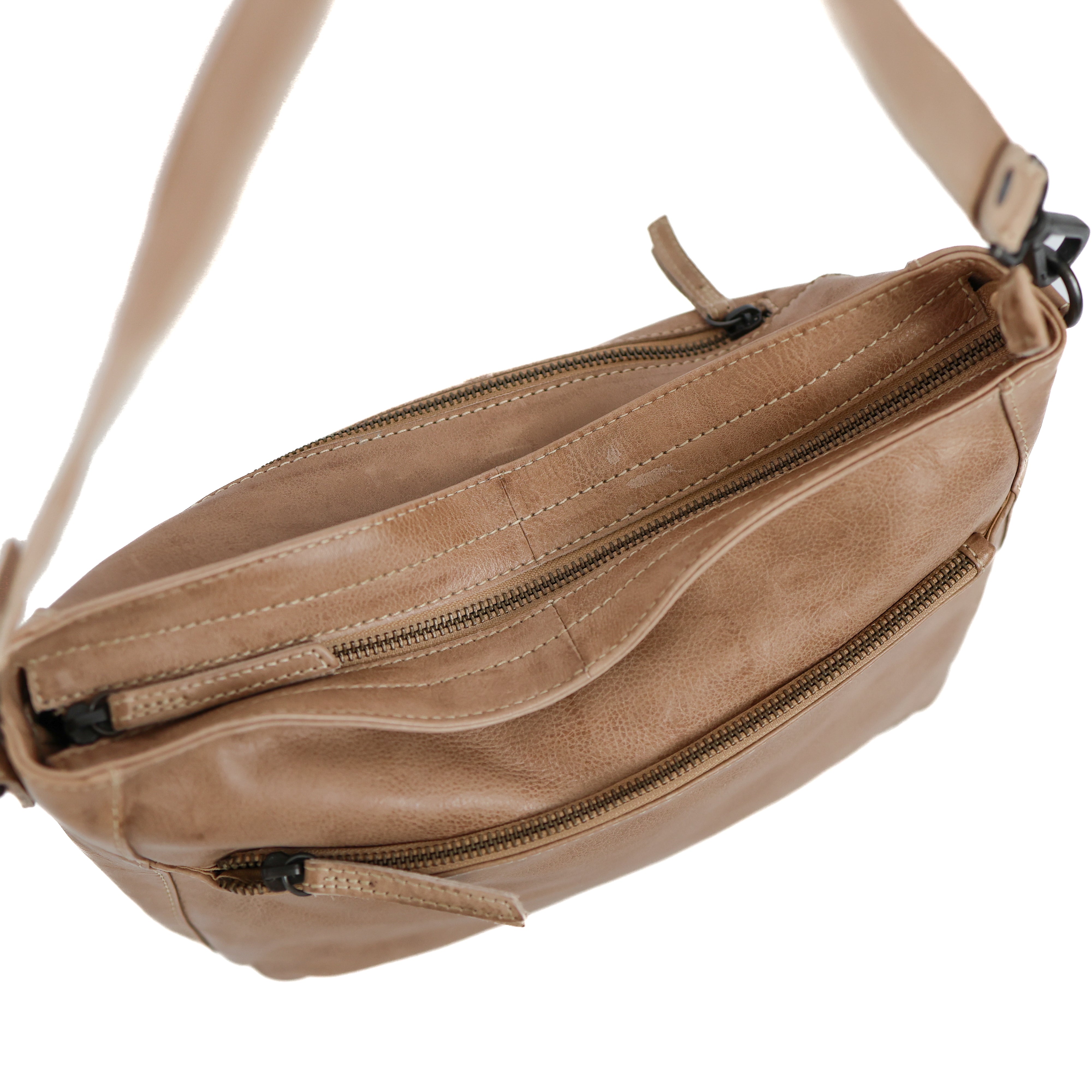 Hand/shoulderbag 'Jade' beige