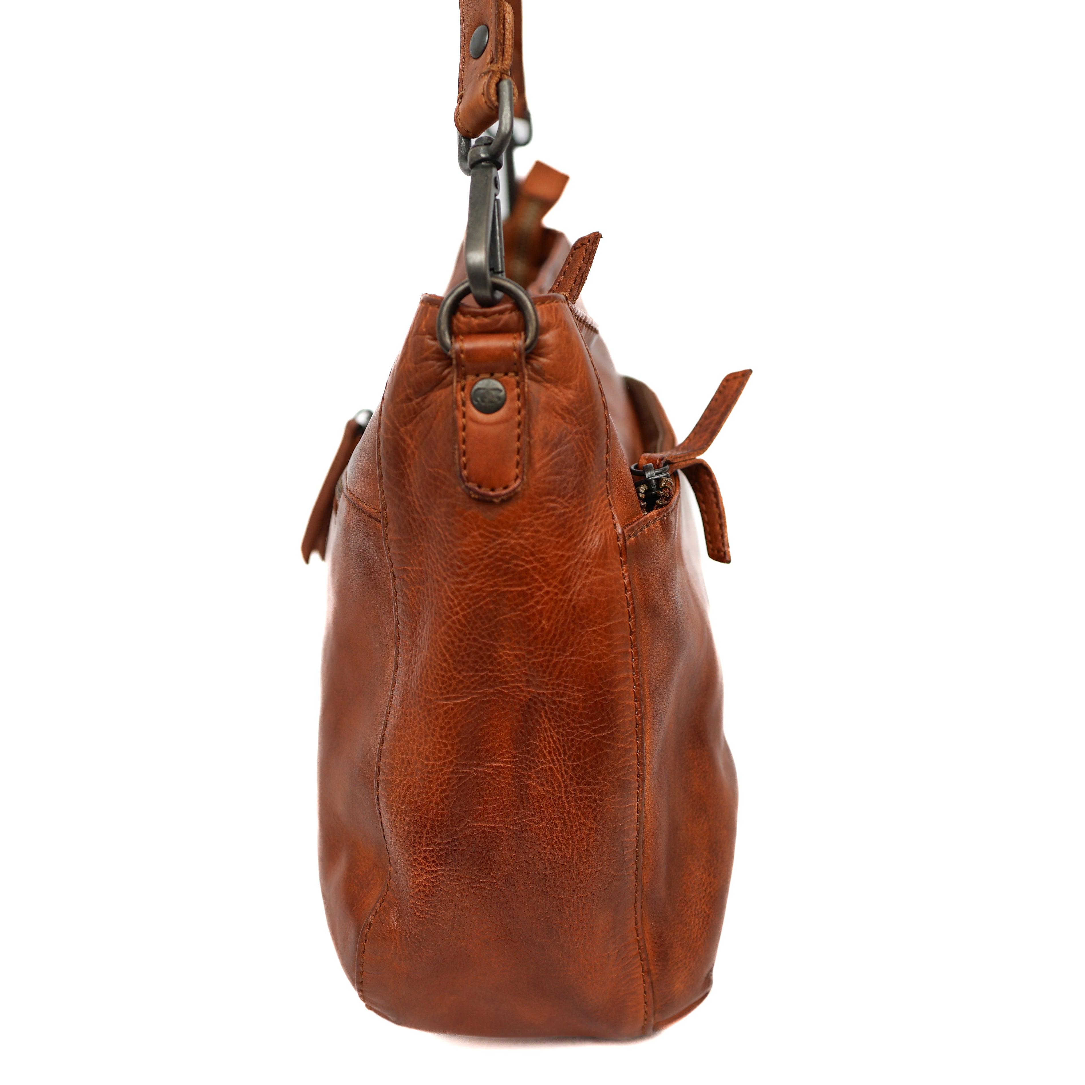 Hand-/schoudertas 'Jade' cognac