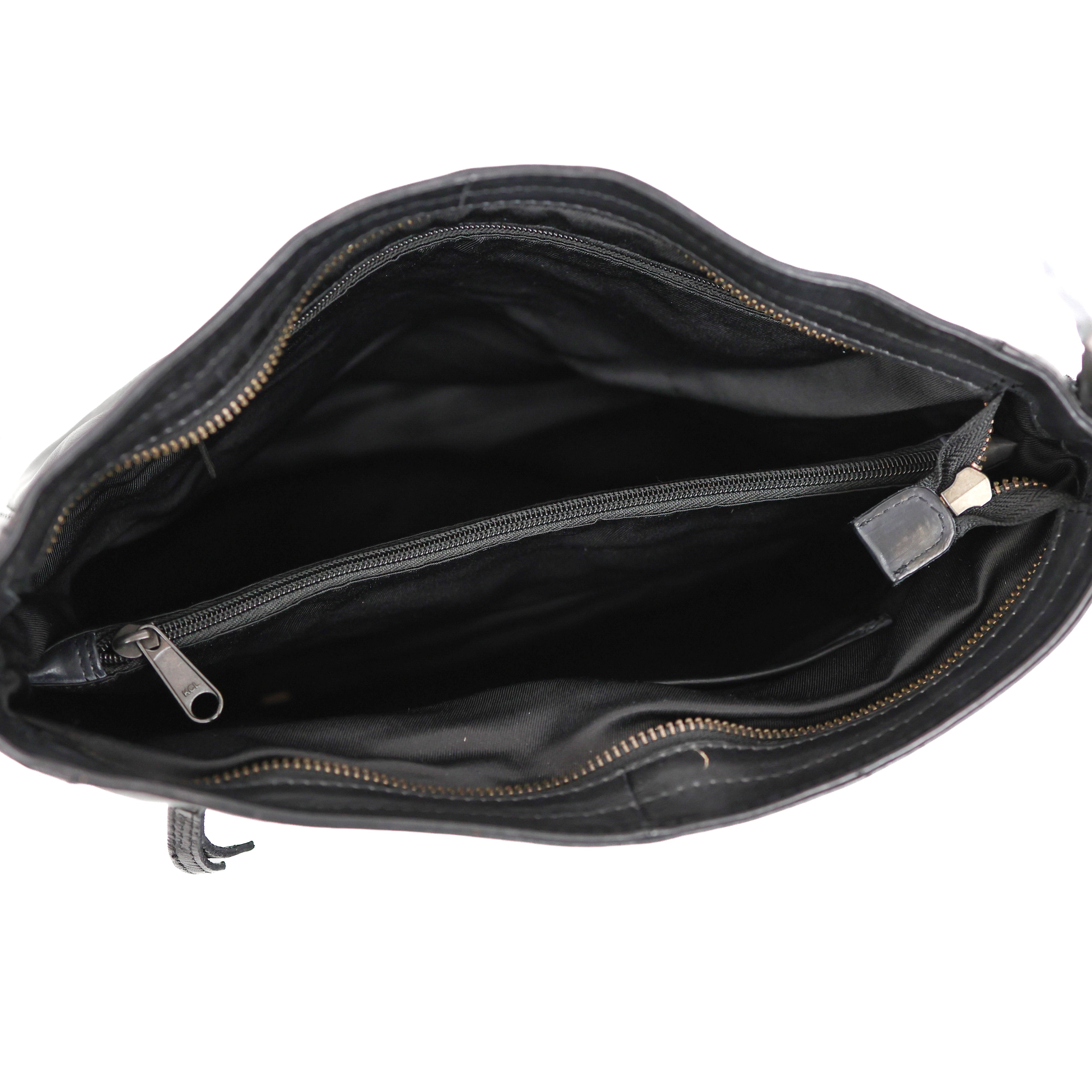Hand/shoulderbag 'Jade' black
