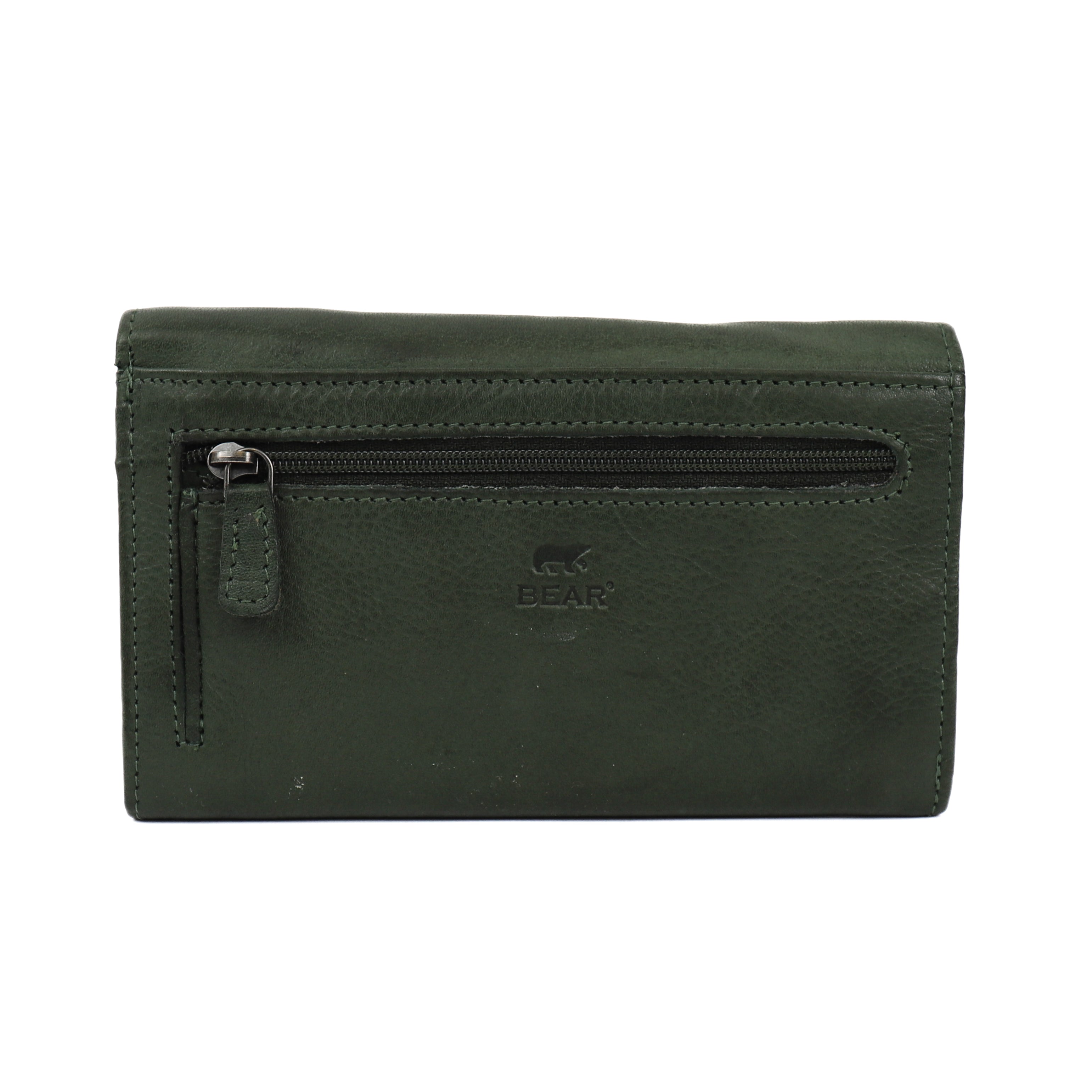 Overslag portemonnee 'Sweety' XL groen