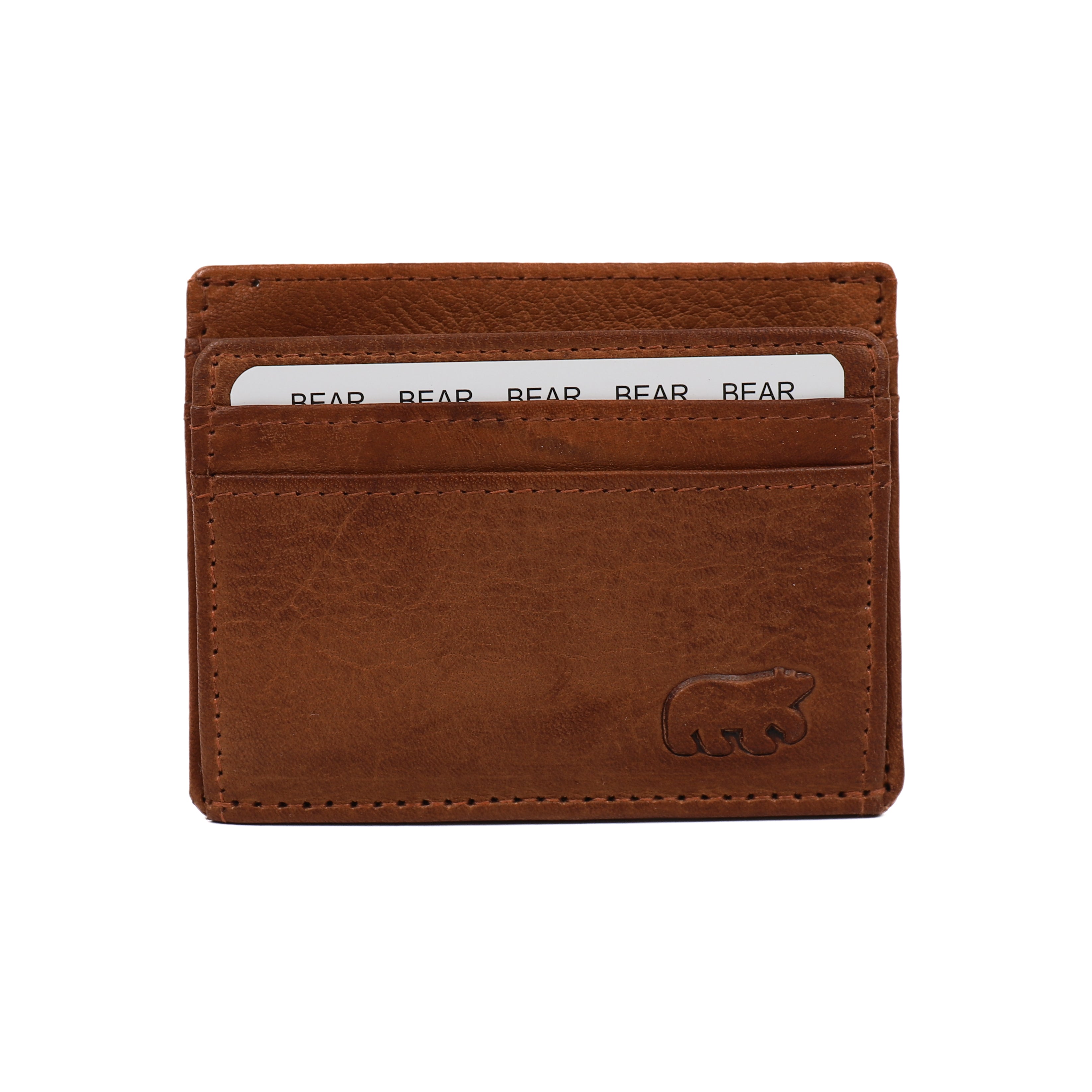 Card holder 'Marco' cognac
