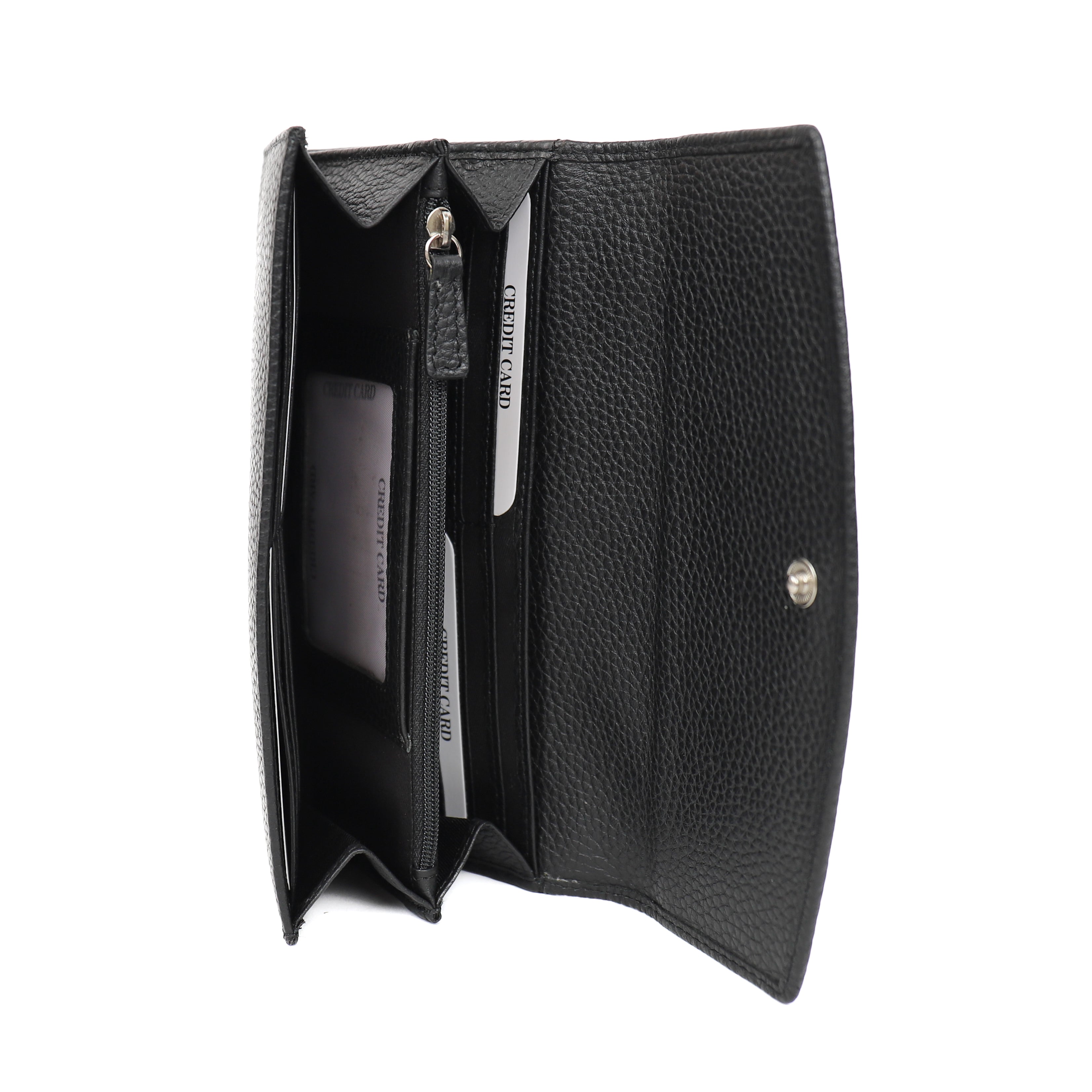 Overslag portemonnee 'Fem' Black