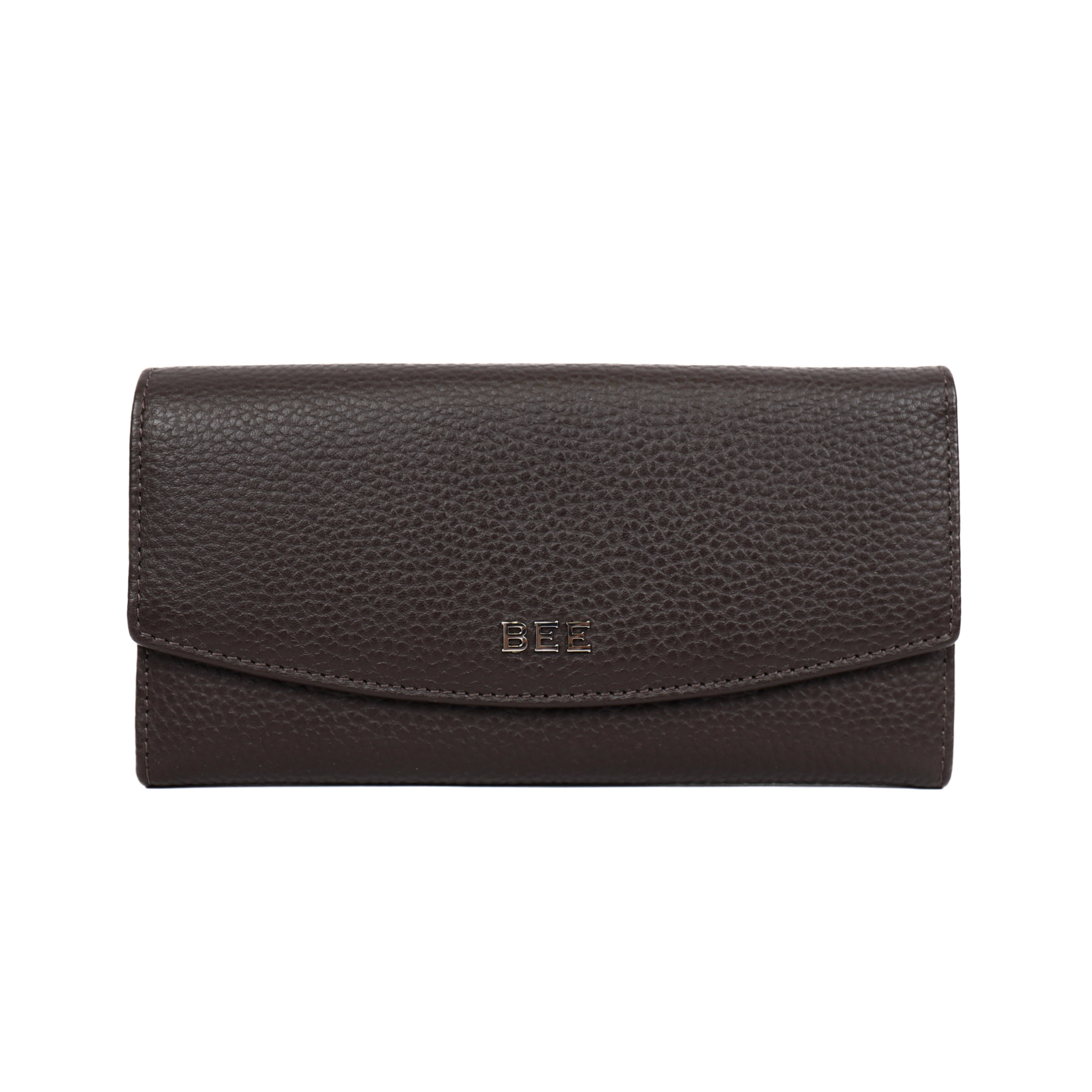 Overslag portemonnee 'Fem' Brown