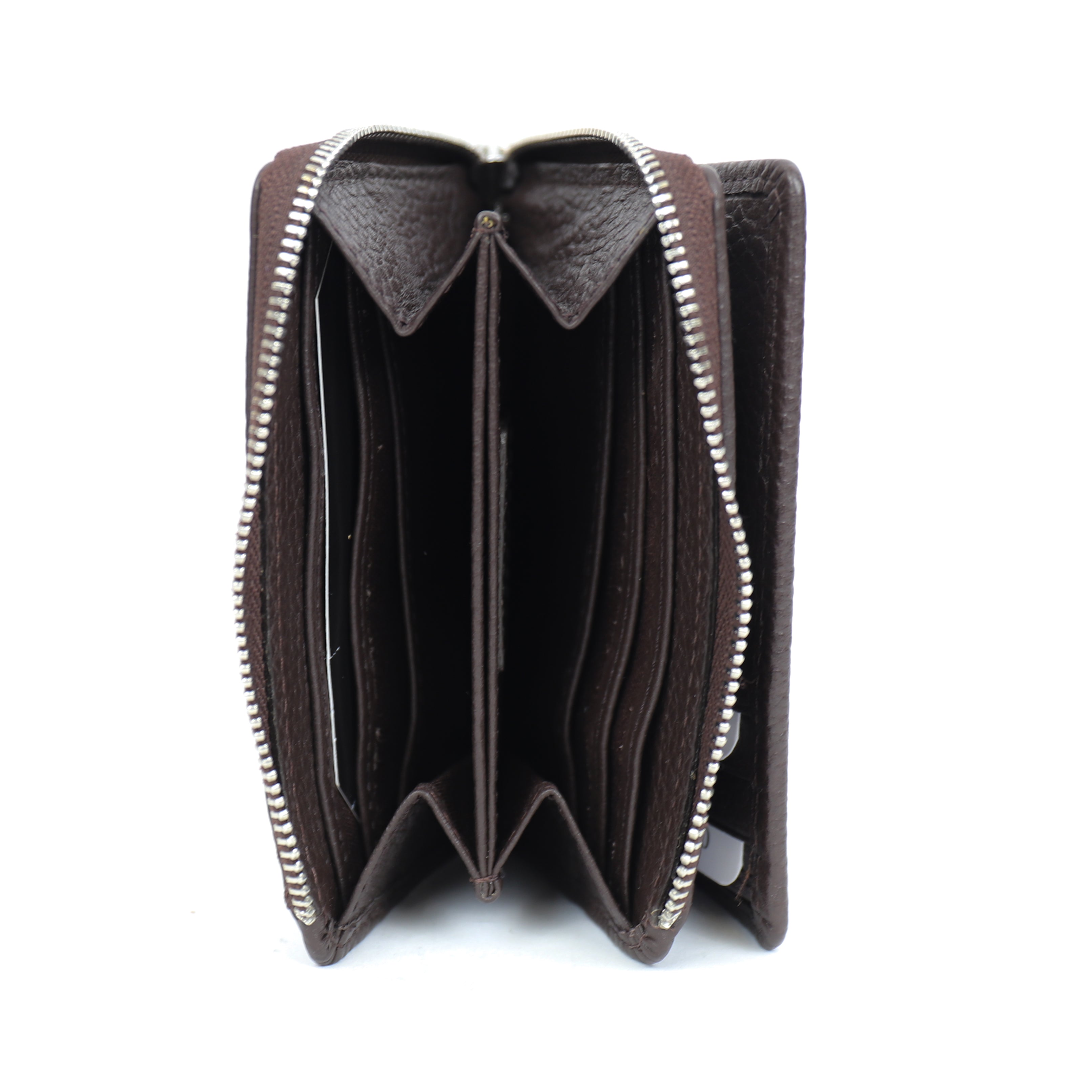 Zip wallet 'Vida' Brown
