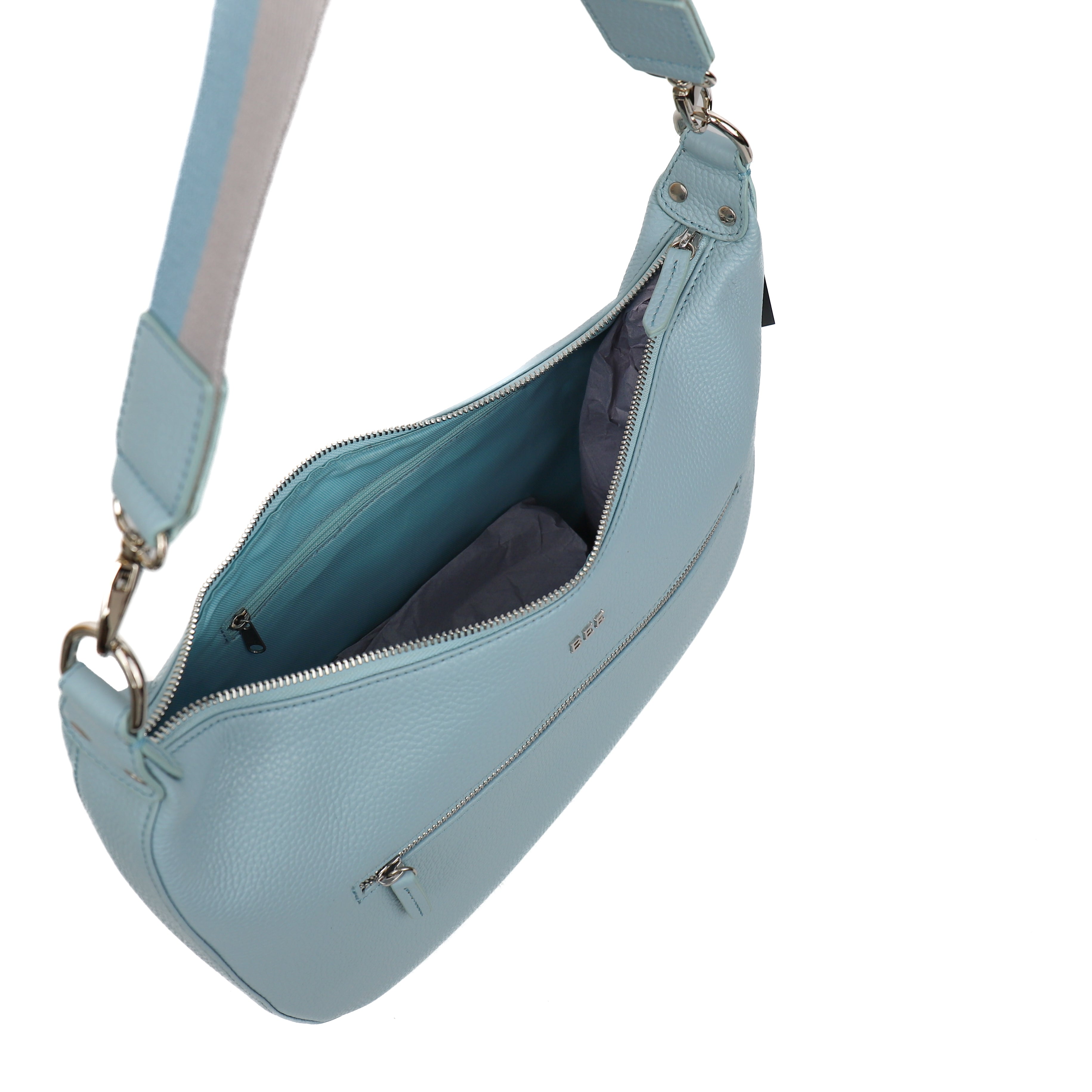 Hand/shoulder bag 'Lotus' Skyblue