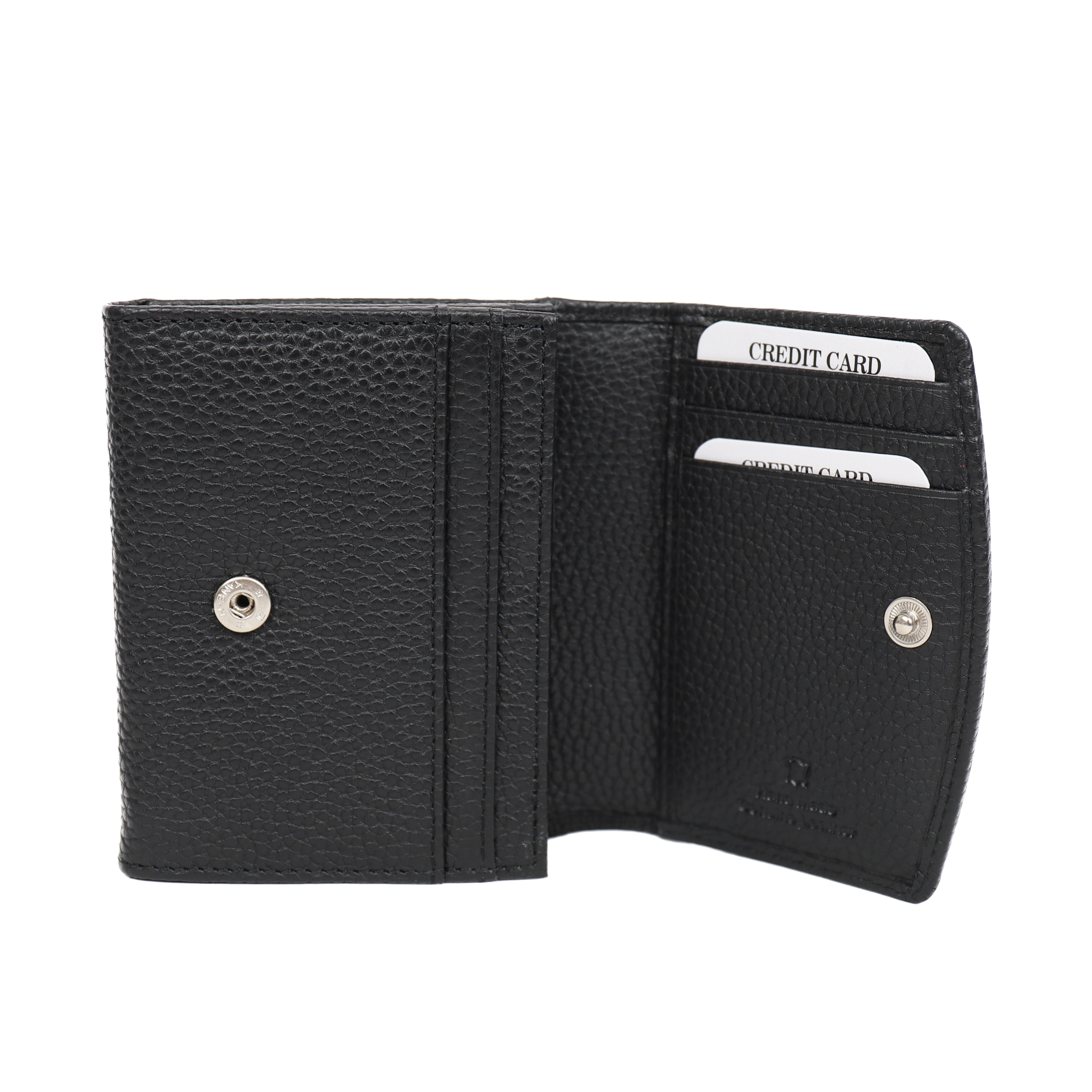 Overslag portemonnee 'Rosy' Black