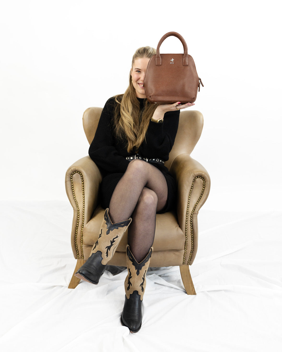 Hand/shoulder bag 'Isla' Black