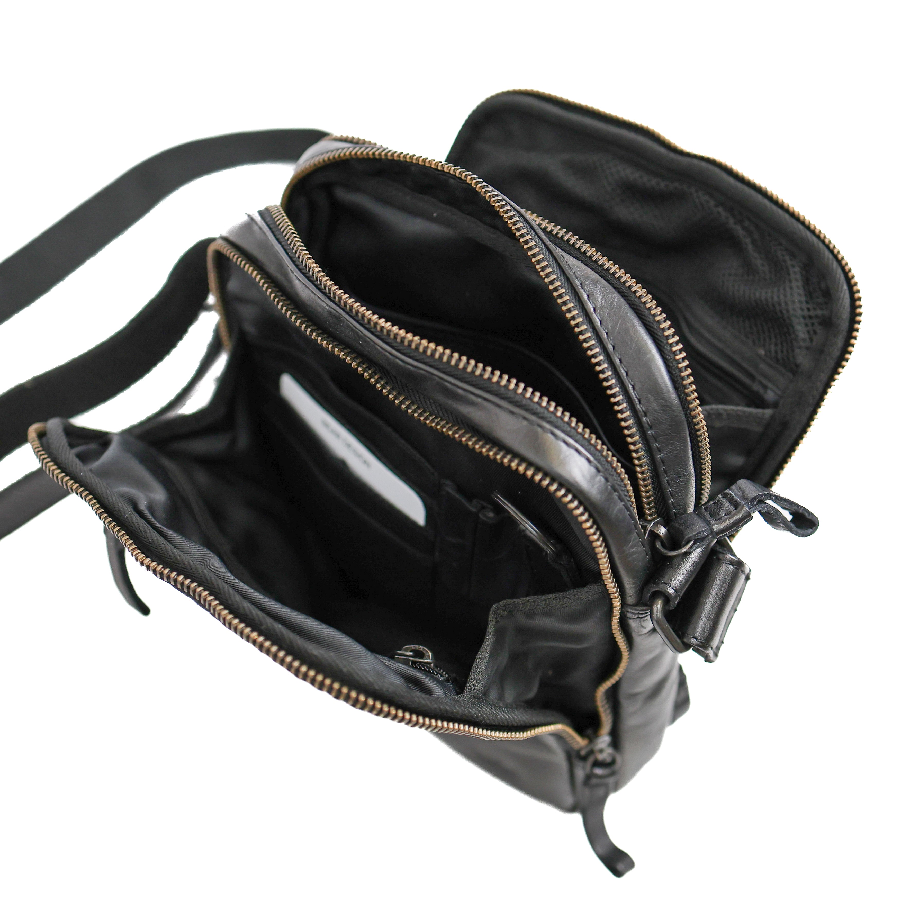 Crossbody-/reistasje 'Renny' zwart