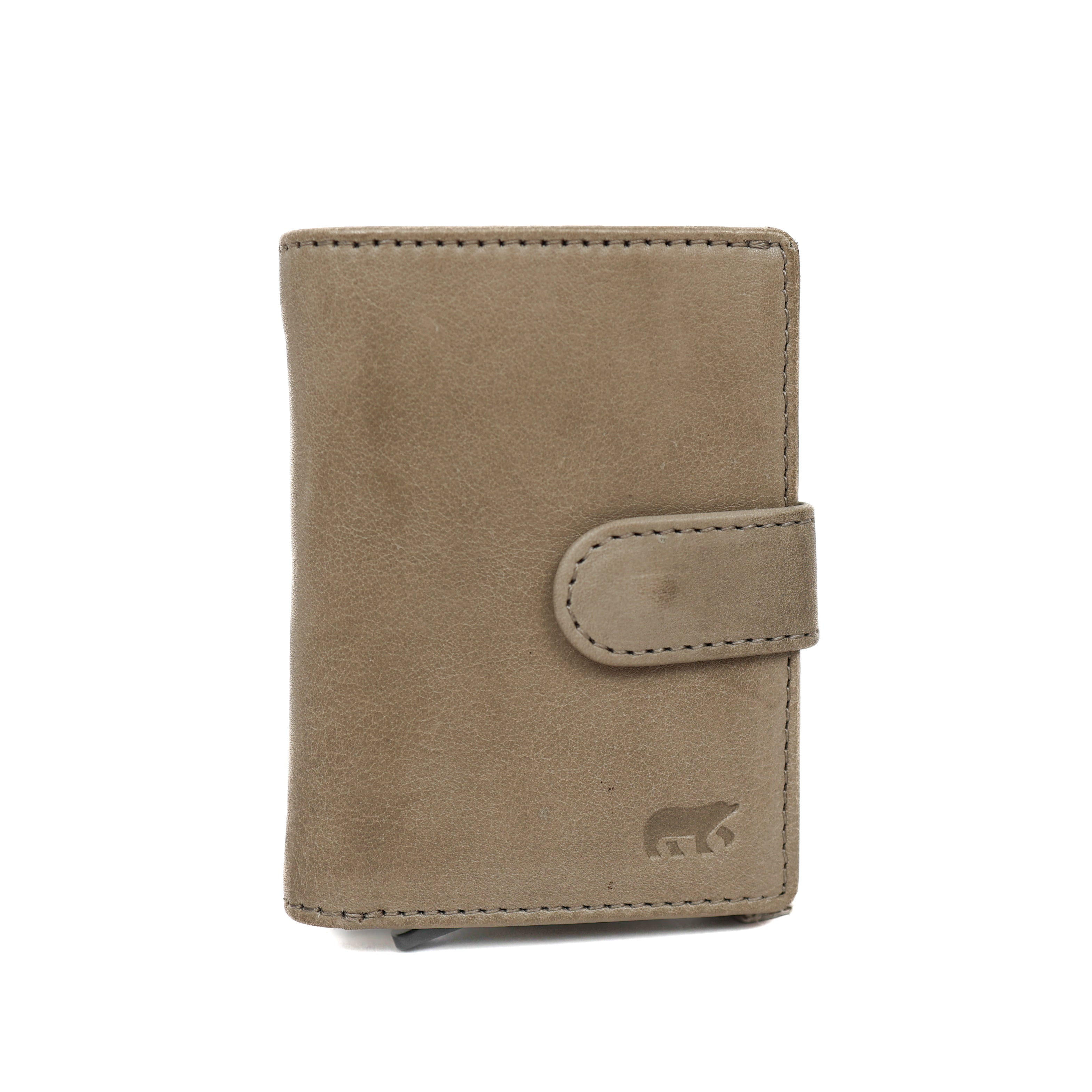 RFID pasjeshouder 'Bobby' silver mink