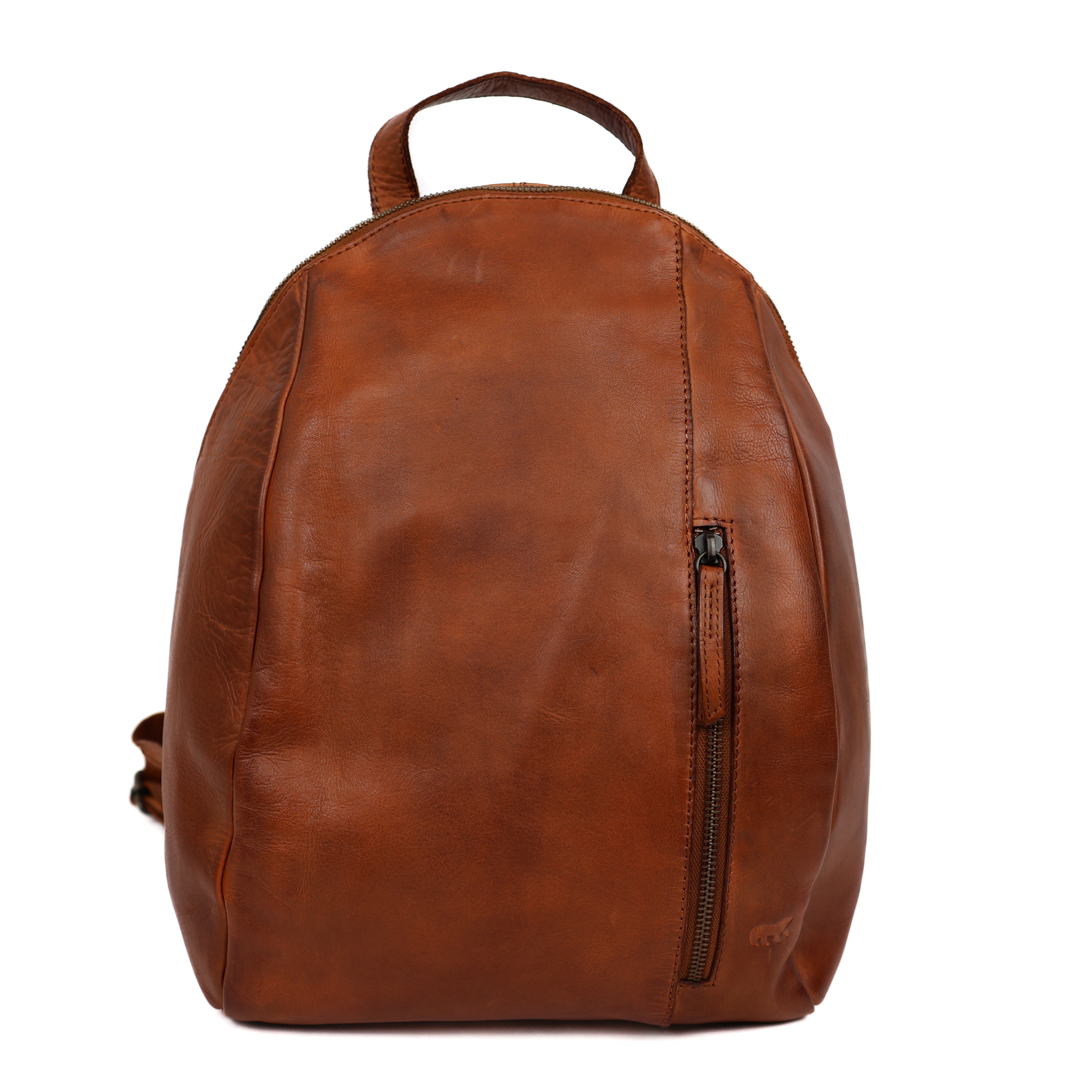 Middelgrote rugzak 'Monika' cognac