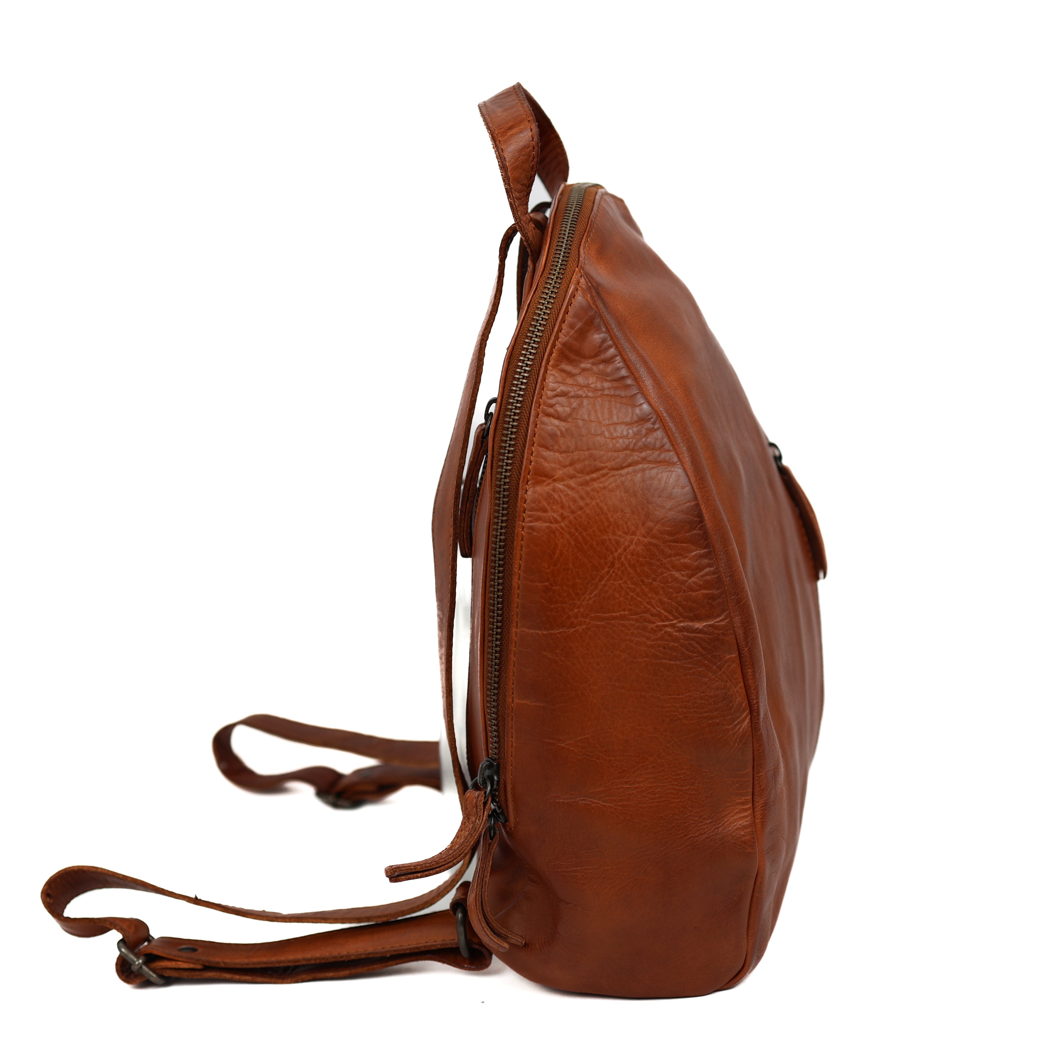 Middelgrote rugzak 'Monika' cognac