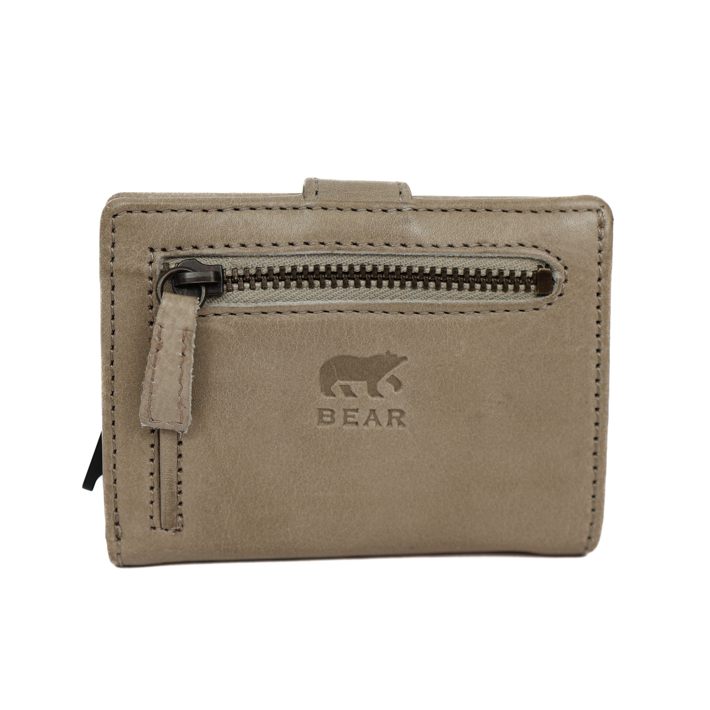 RFID pasjeshouder 'Bobby' silver mink
