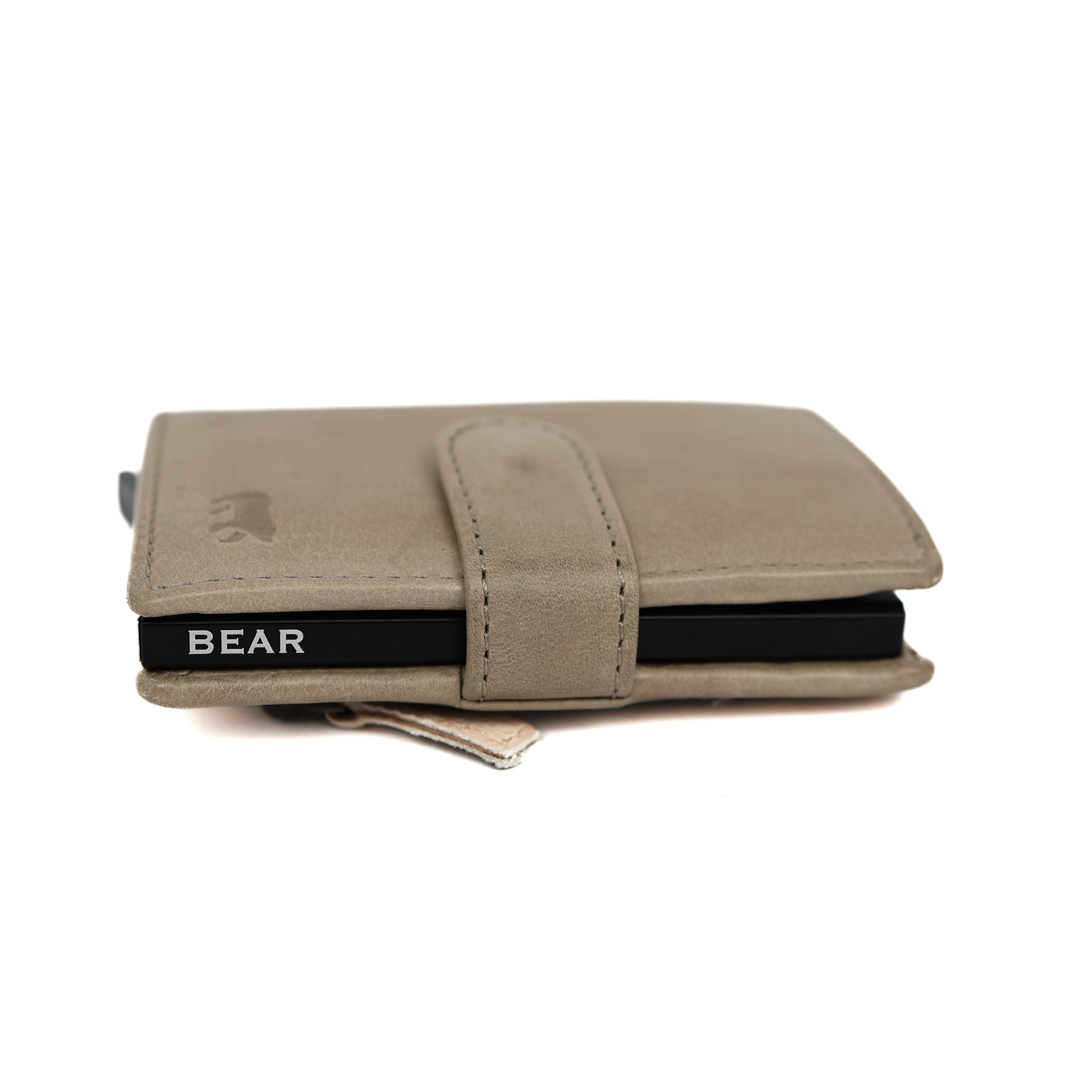 RFID pasjeshouder 'Bobby' silver mink