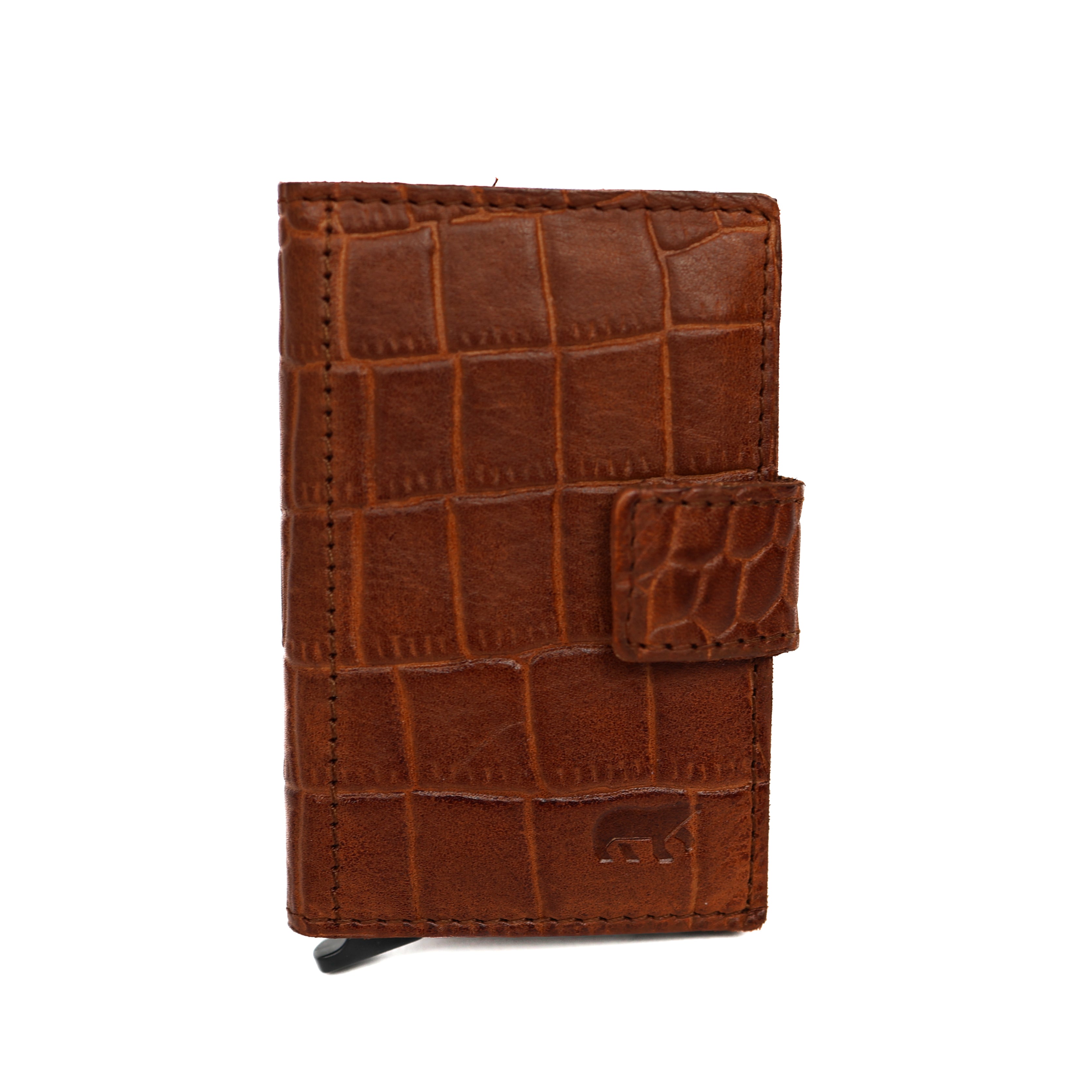 RFID Pasjeshouder 'Pip´ croco cognac
