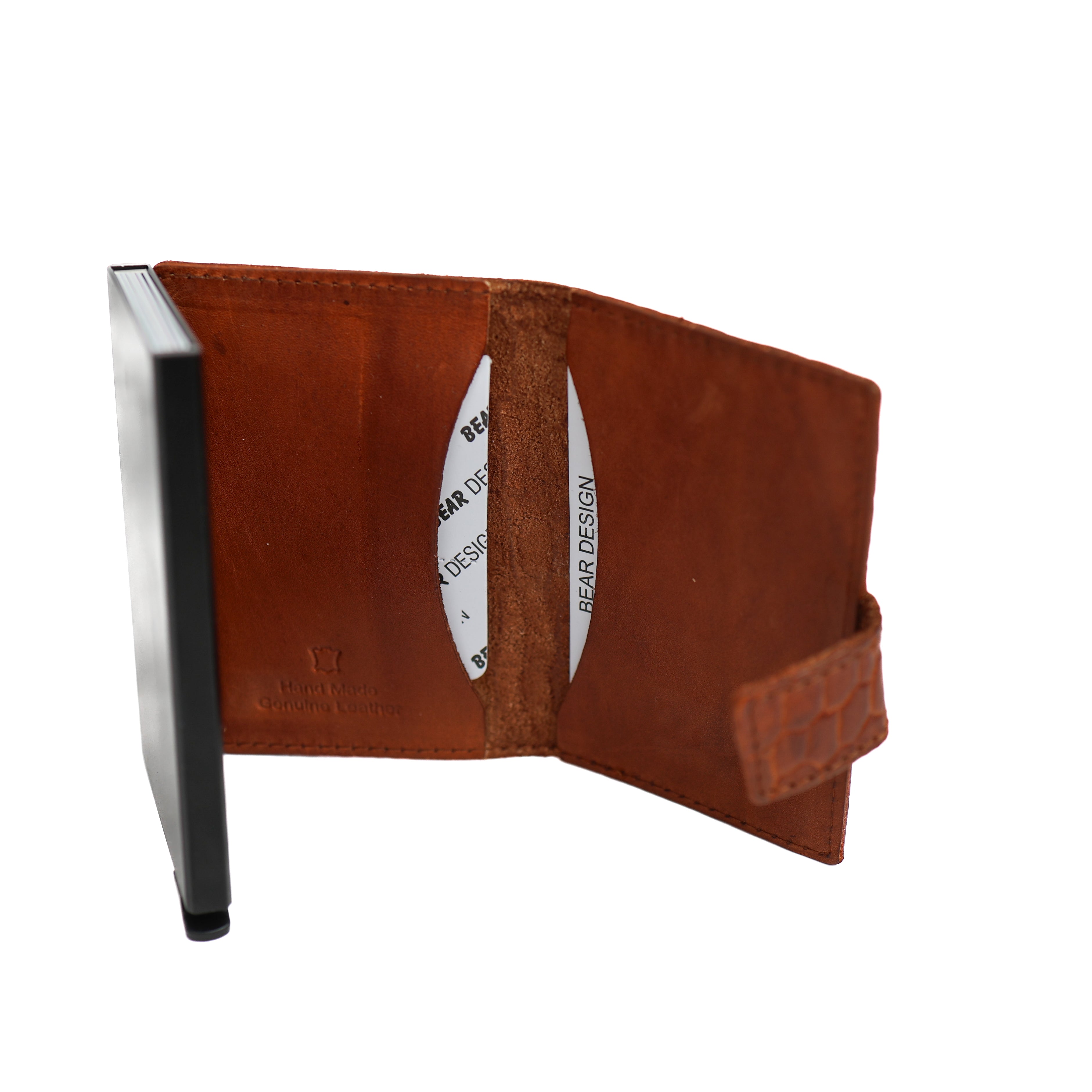 RFID Pasjeshouder 'Pip´ croco cognac
