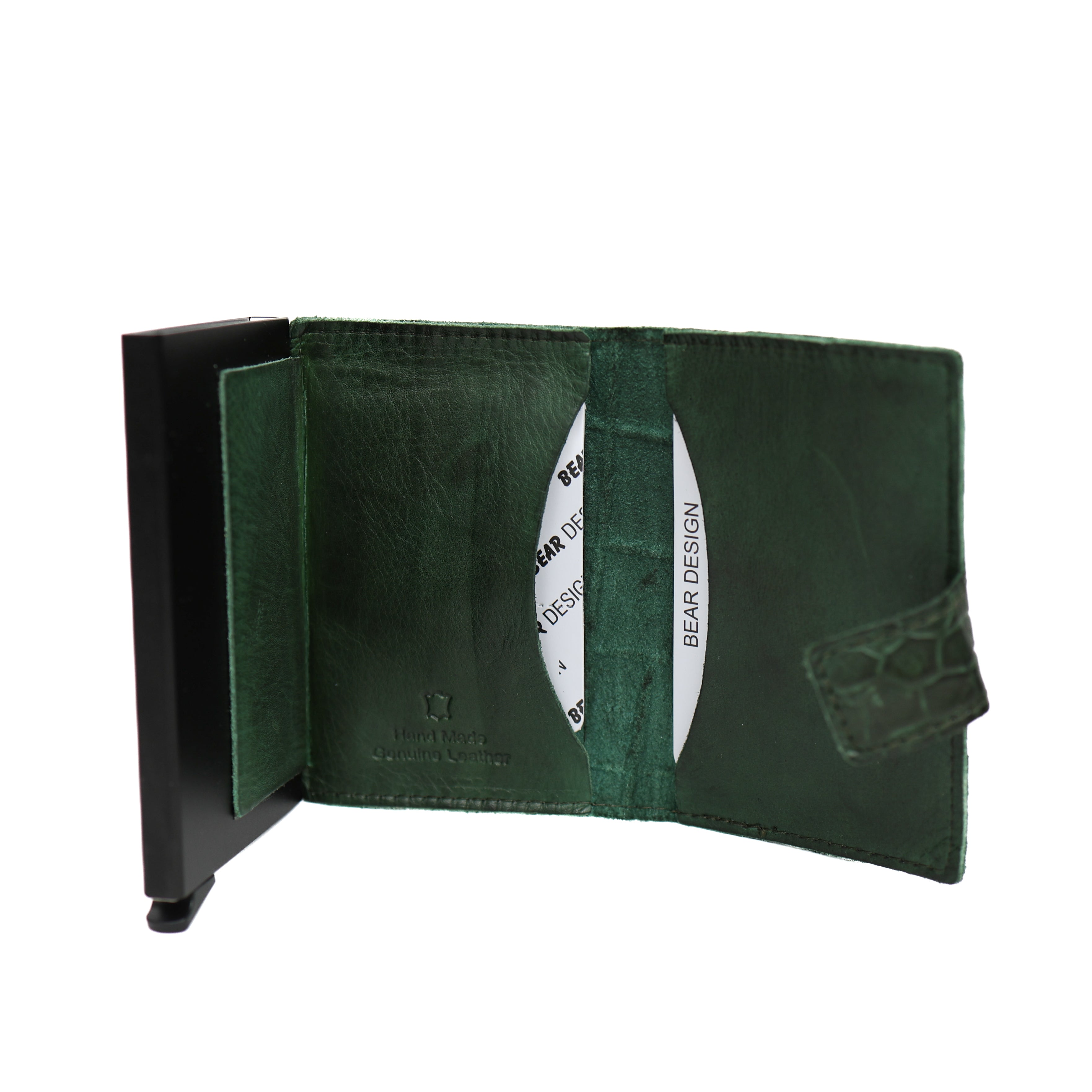 RFID Pasjeshouder 'Pip´ croco groen