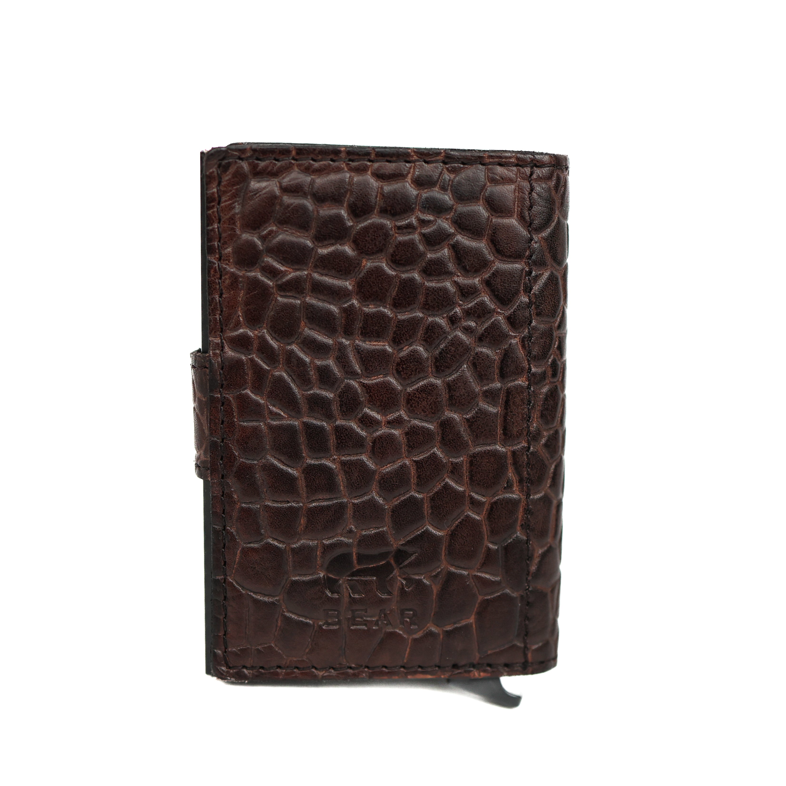 RFID Pasjeshouder 'Pip´ croco bruin