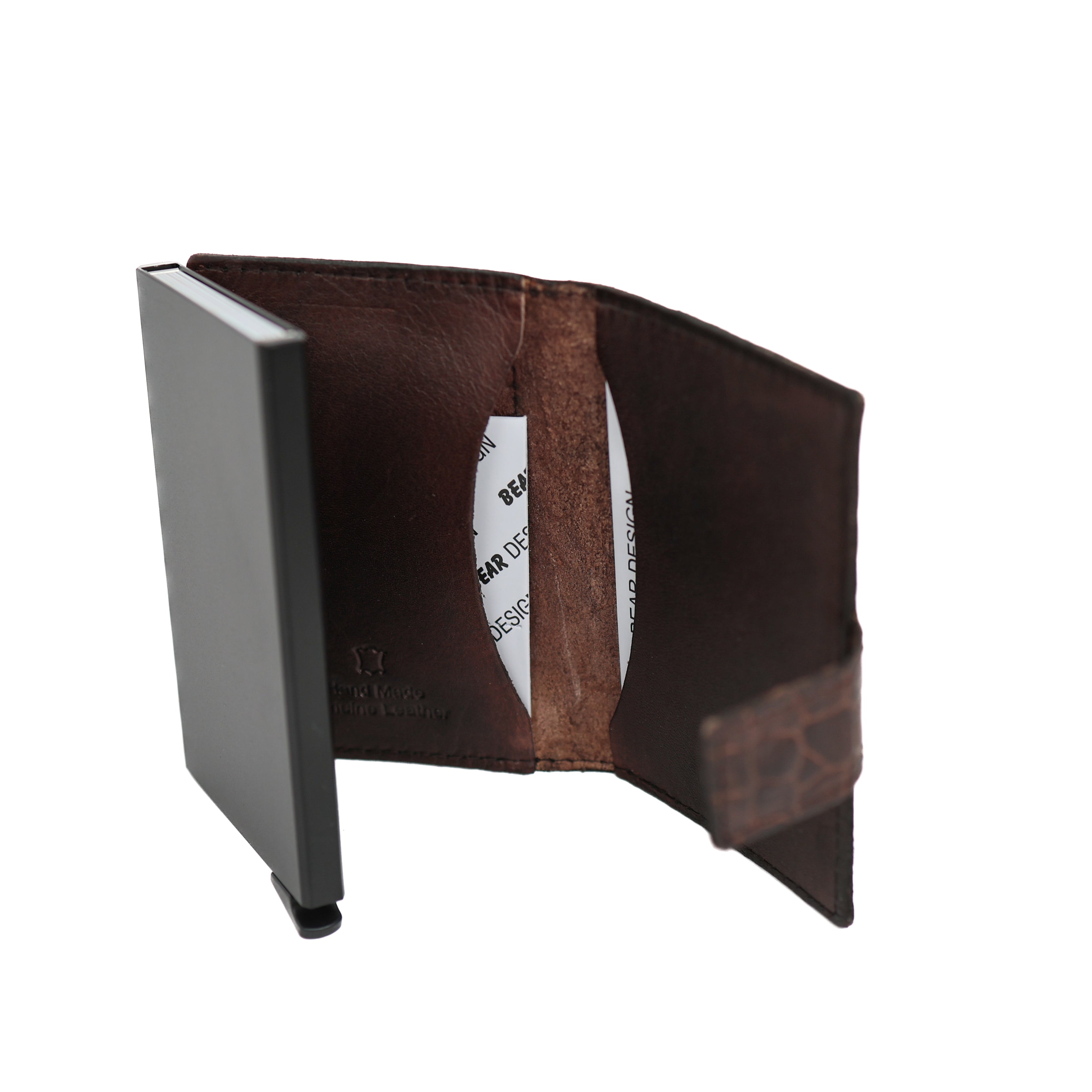 RFID Pasjeshouder 'Pip´ croco bruin